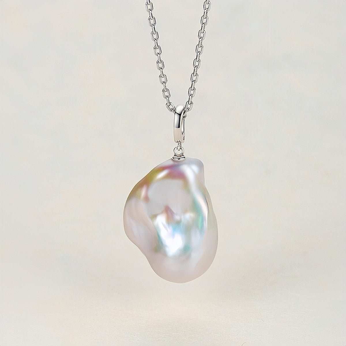 baroque pearl necklace pendant