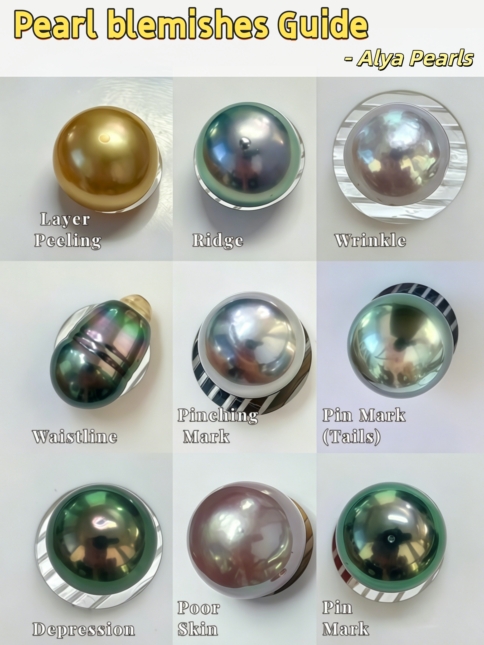 Pearl Blemishes Guide: How to Spot Surface Flaws Before Buying Pearl Jewelry