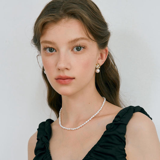 Alya's - Mini Raisin Pearl Necklace