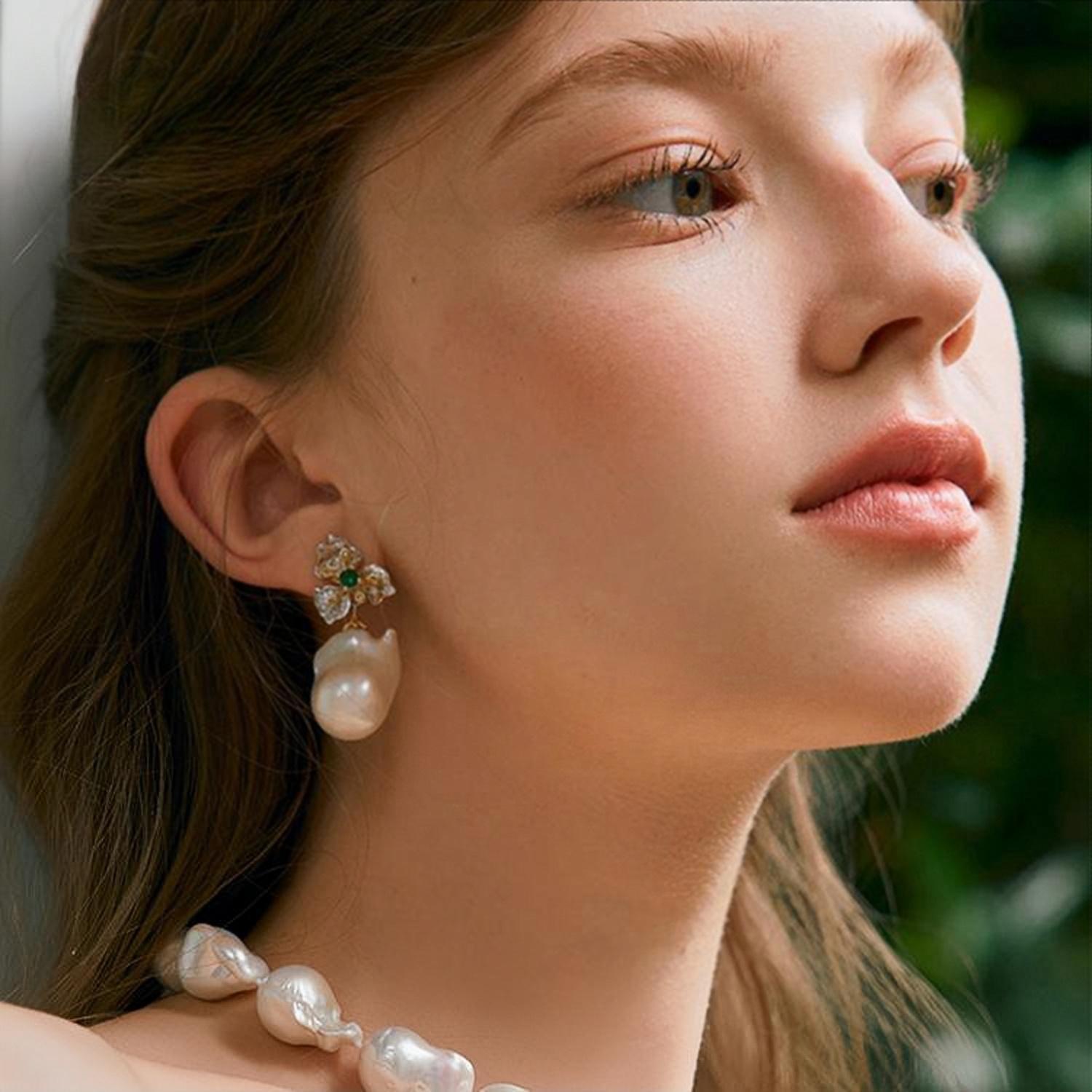 Alya's - Baroque Earrings E.03