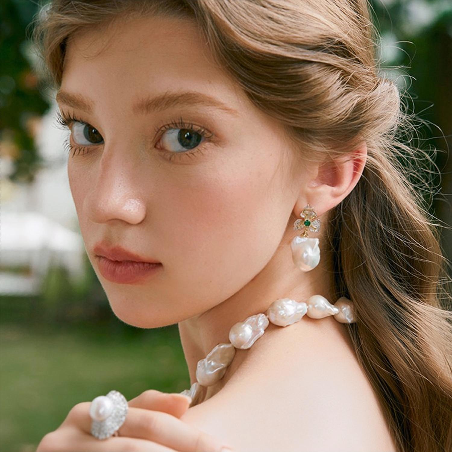 Alya's - Baroque Earrings E.03