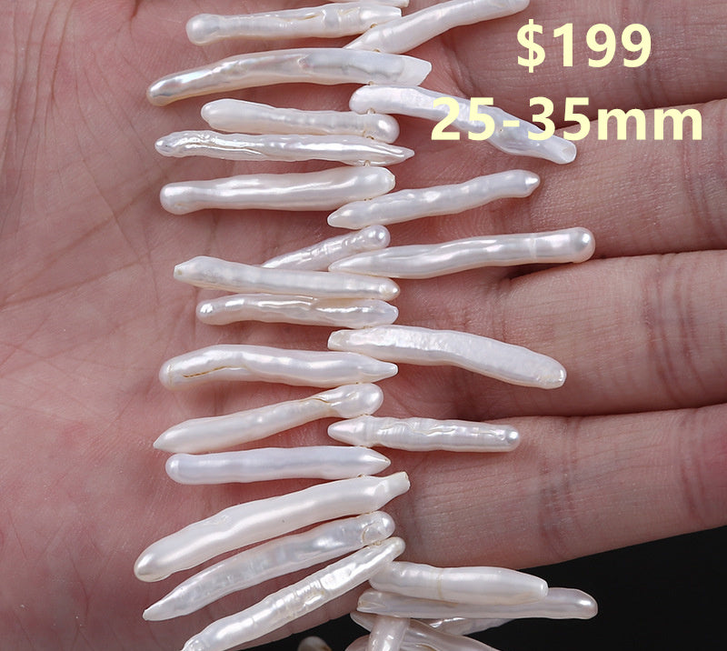 Bar Shaped Pearl Strand(horizontal stacking)