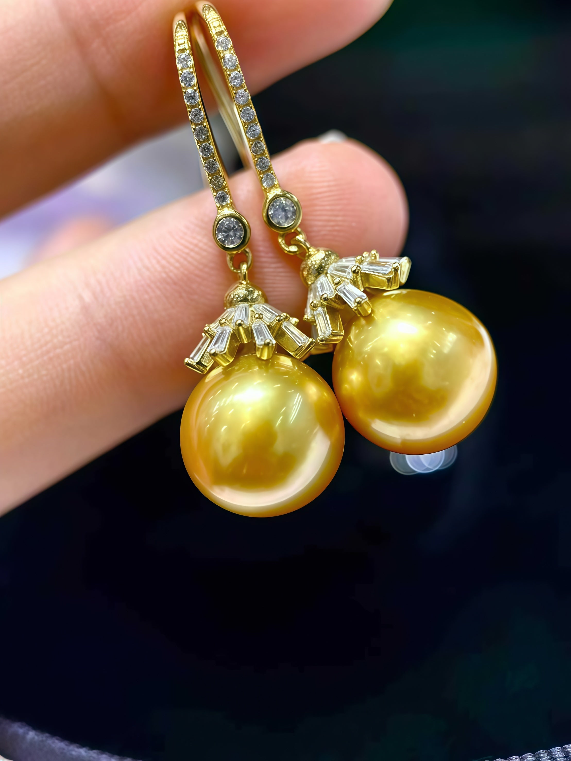 South Sea Gold Earrings No.1