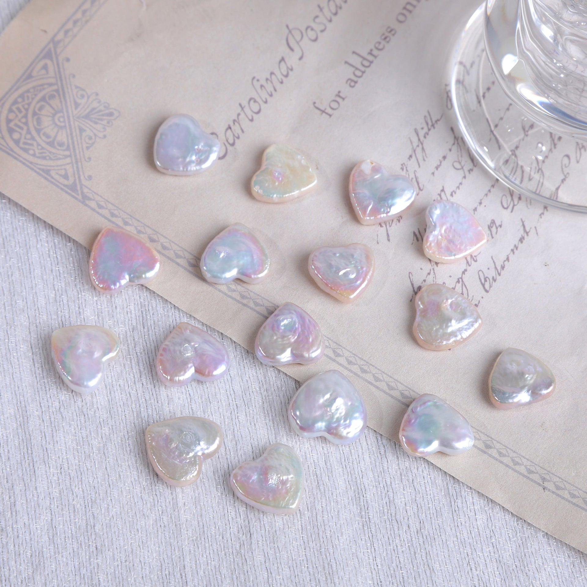 Opalescent Heart Pearls