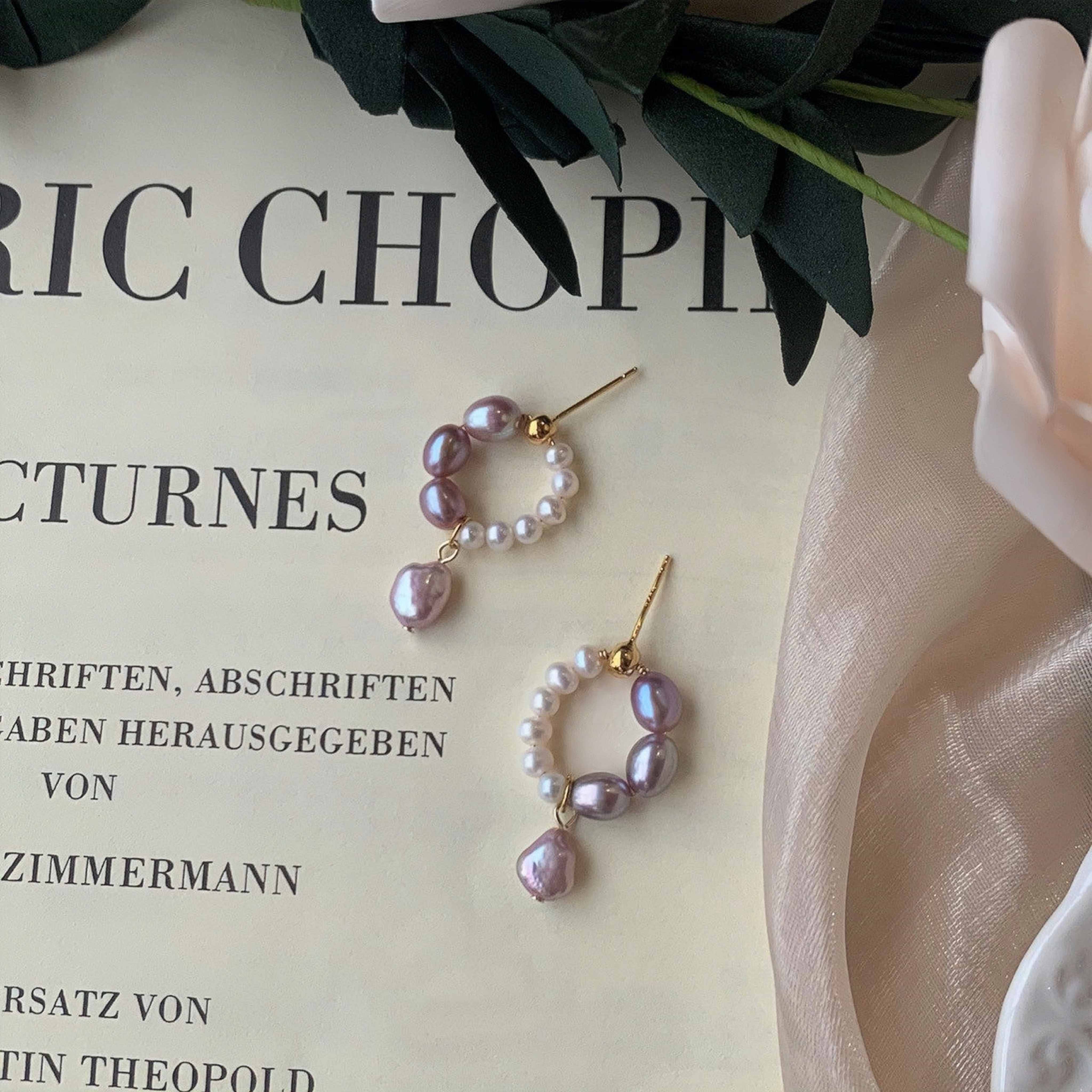 Alya's - Violet Dawn Earrings