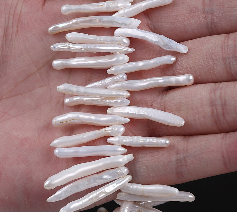 Bar Shaped Pearl Strand(horizontal stacking)