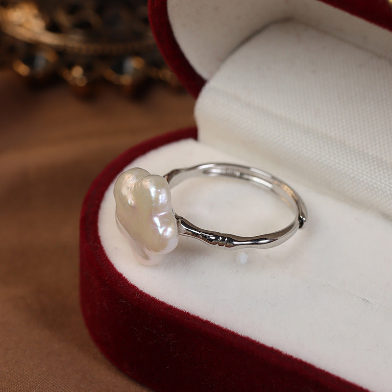 Alya's - Flower Pearl Ring