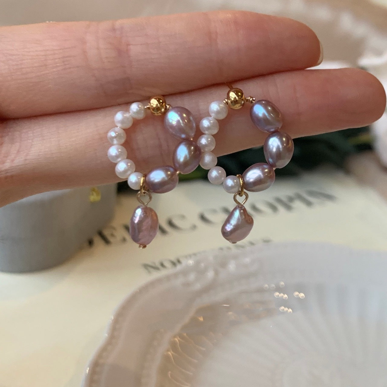 Alya's - Violet Dawn Earrings