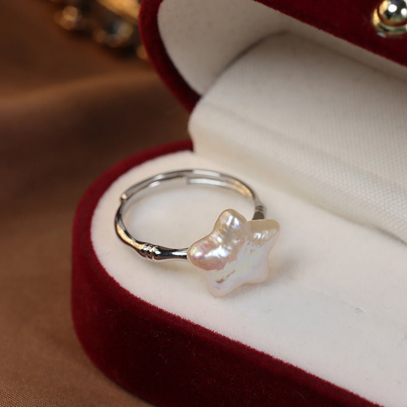 Alya's - Star Pearl Ring