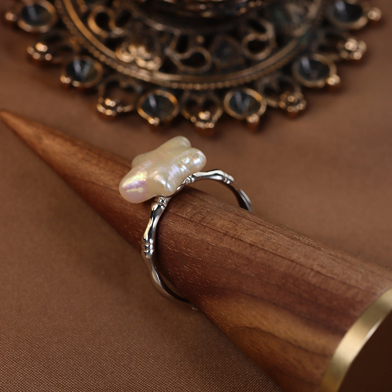 Alya's - Star Pearl Ring