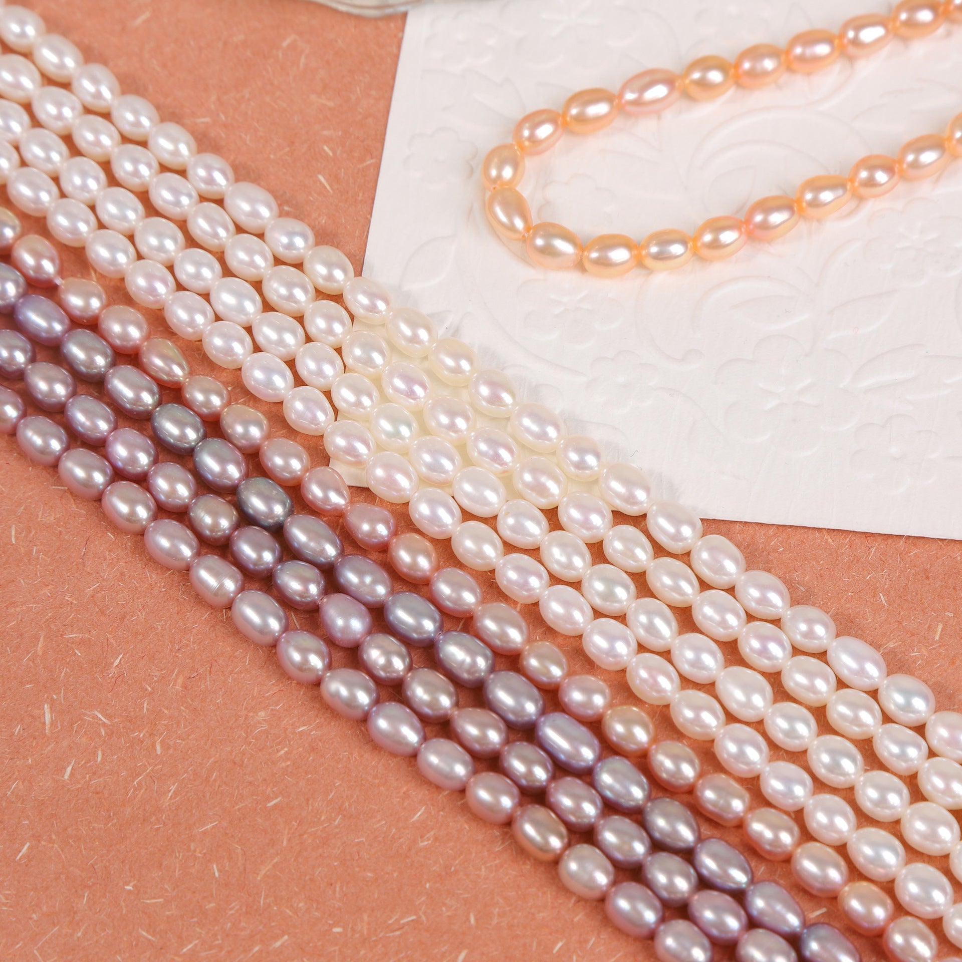 4-5mm Oval Pearl Strand