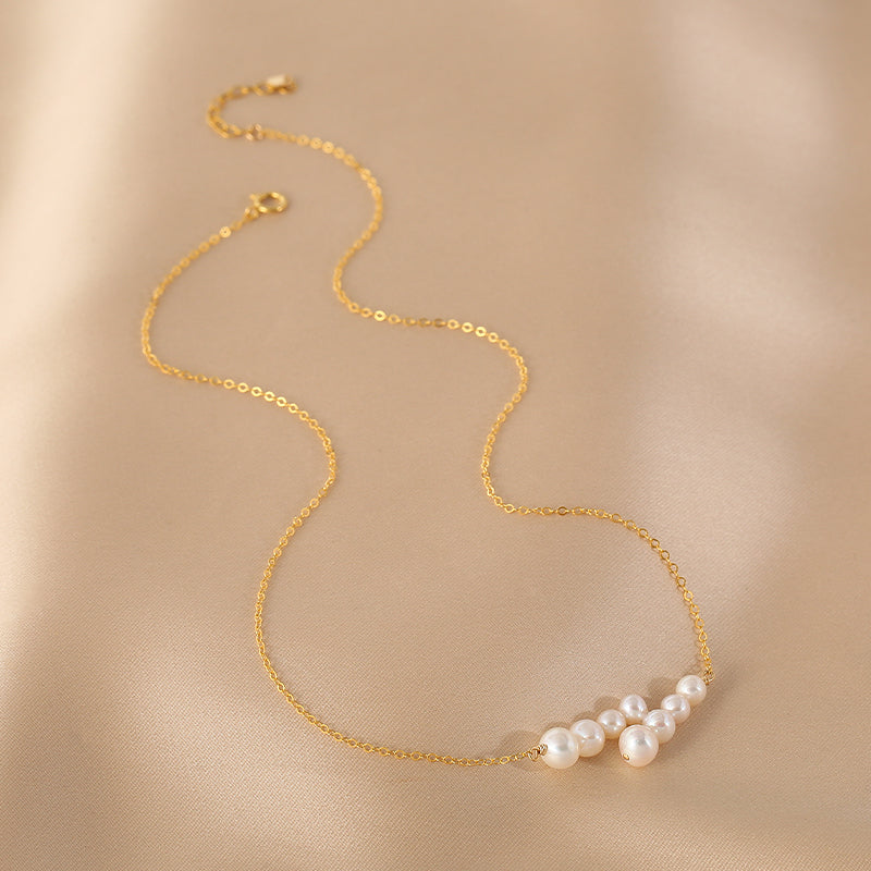 Alya's - Golden Crescent Necklace