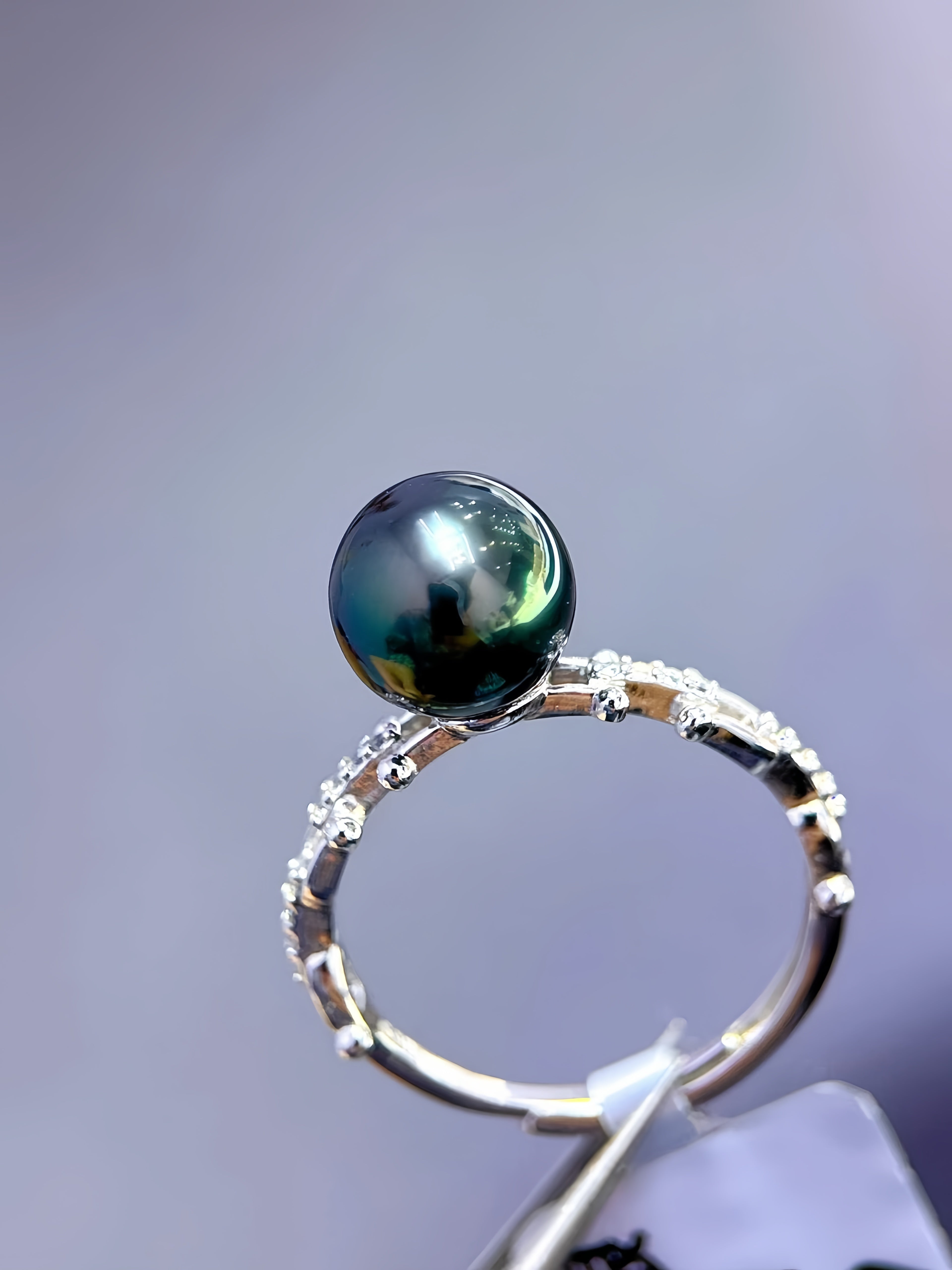 8-9mm Tahitian Pearl Ring R.03