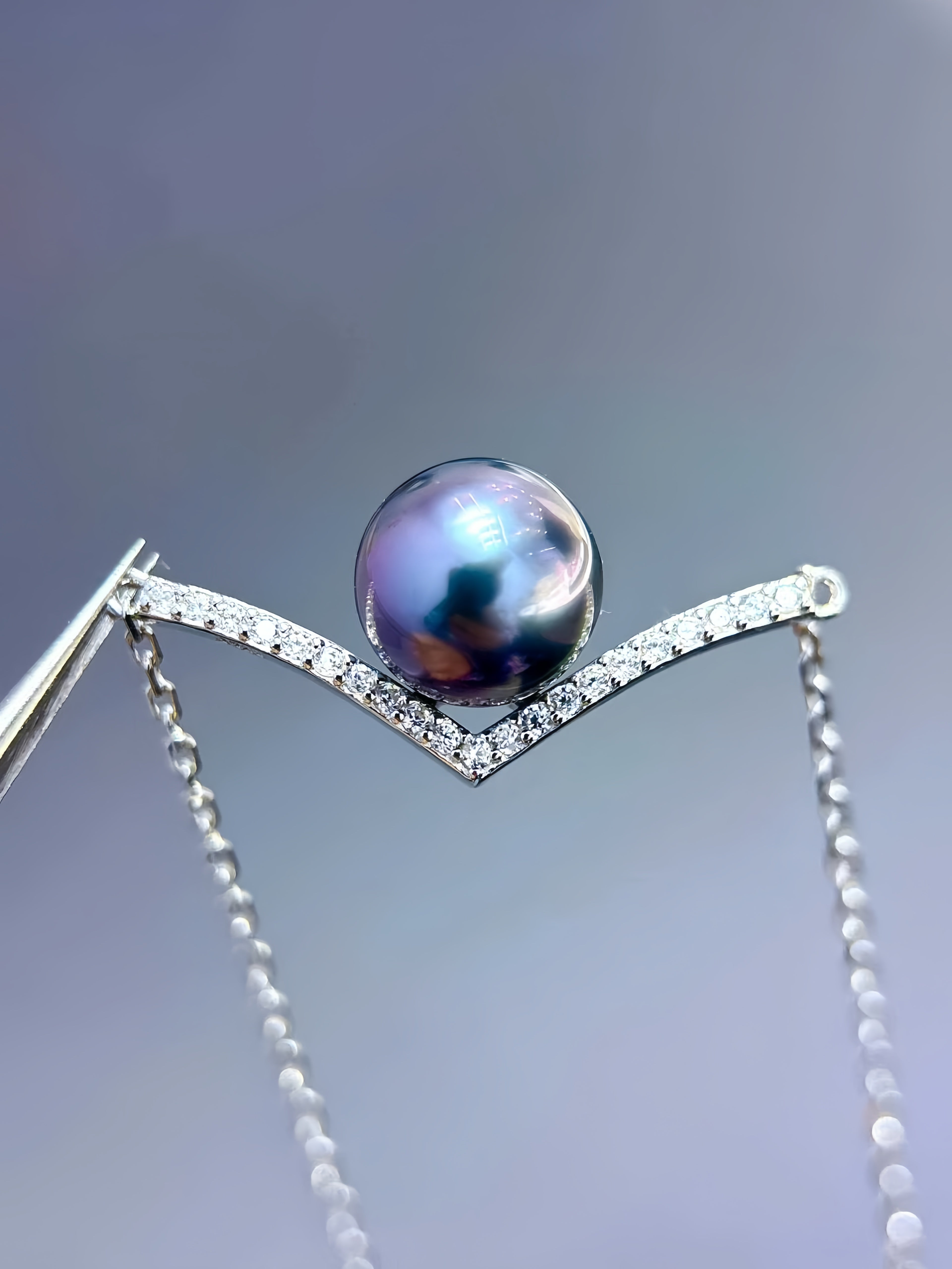 8-9mm Tahitian Pearl Pendant P.01