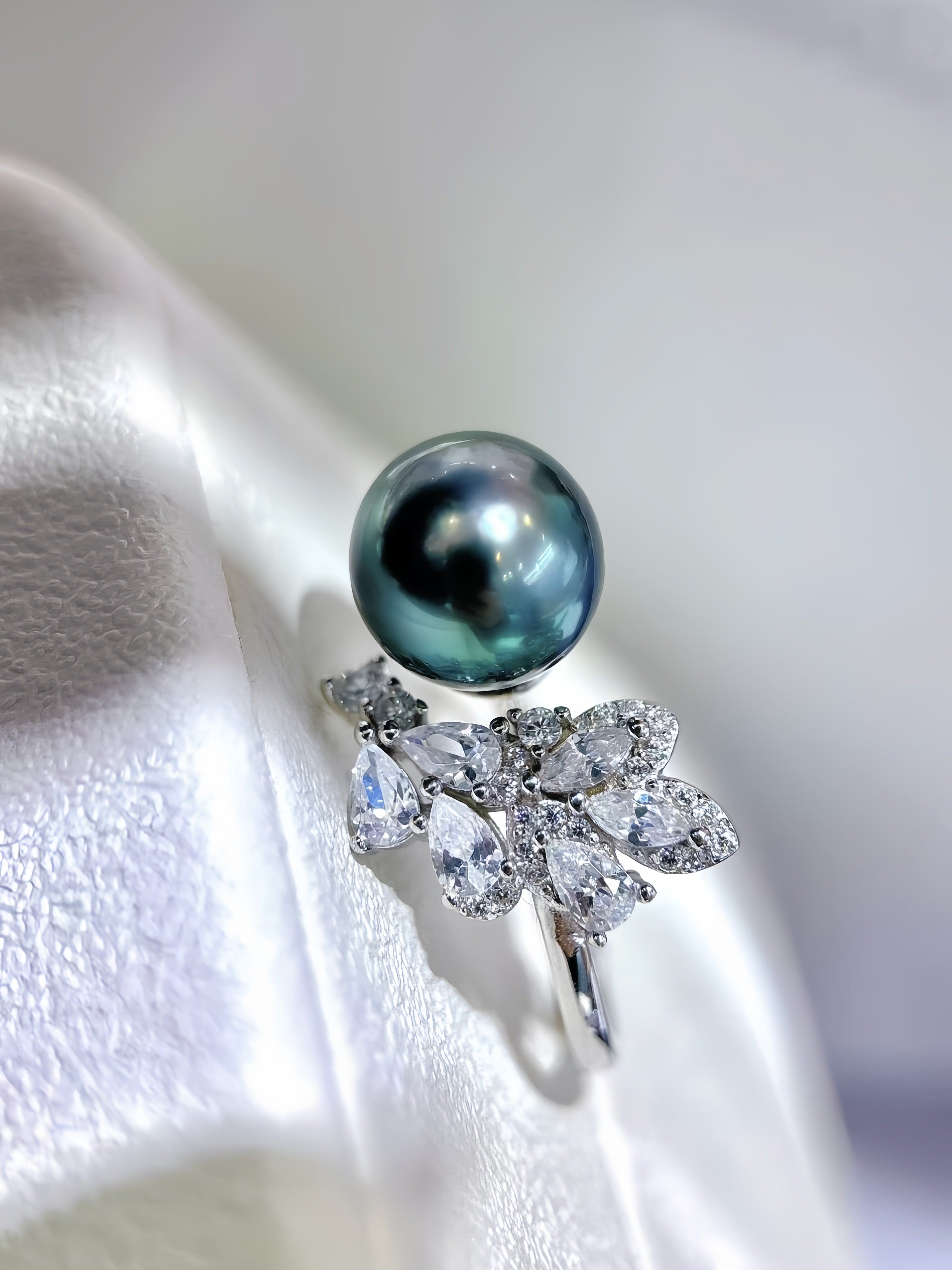 9-10mm Tahitian Pearl Ring R.02