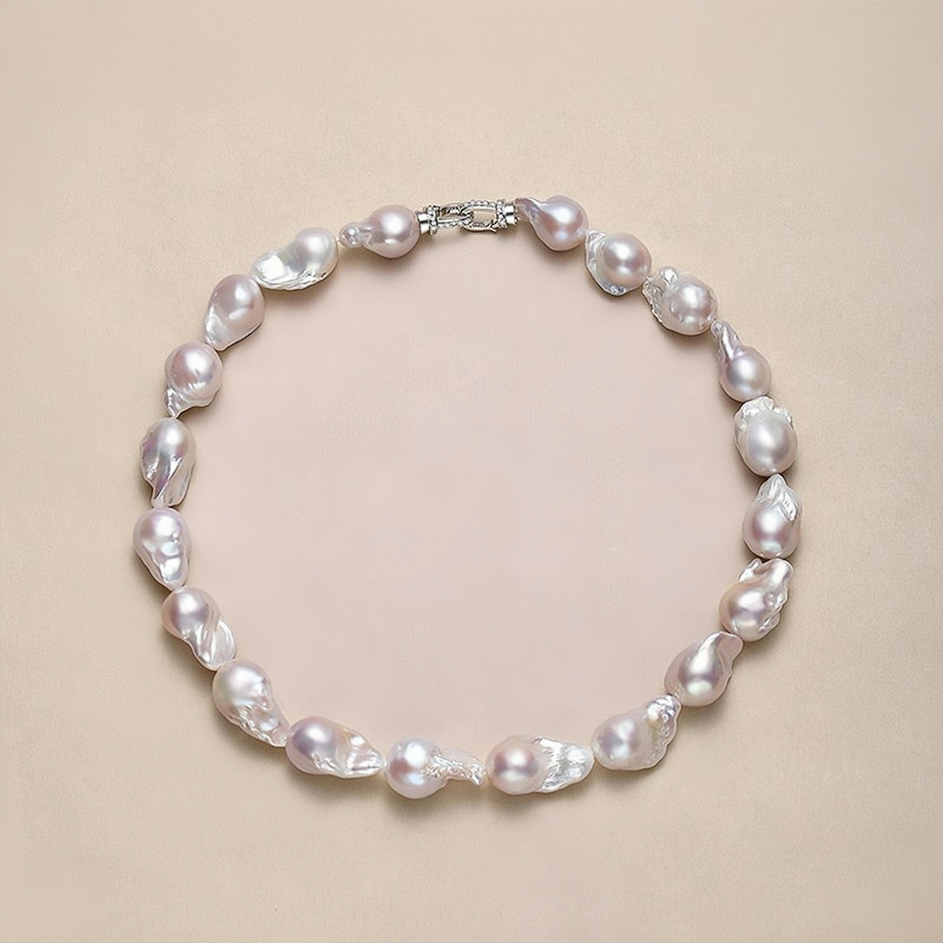 Alya's - Top-grade Baroque Pearl Necklace