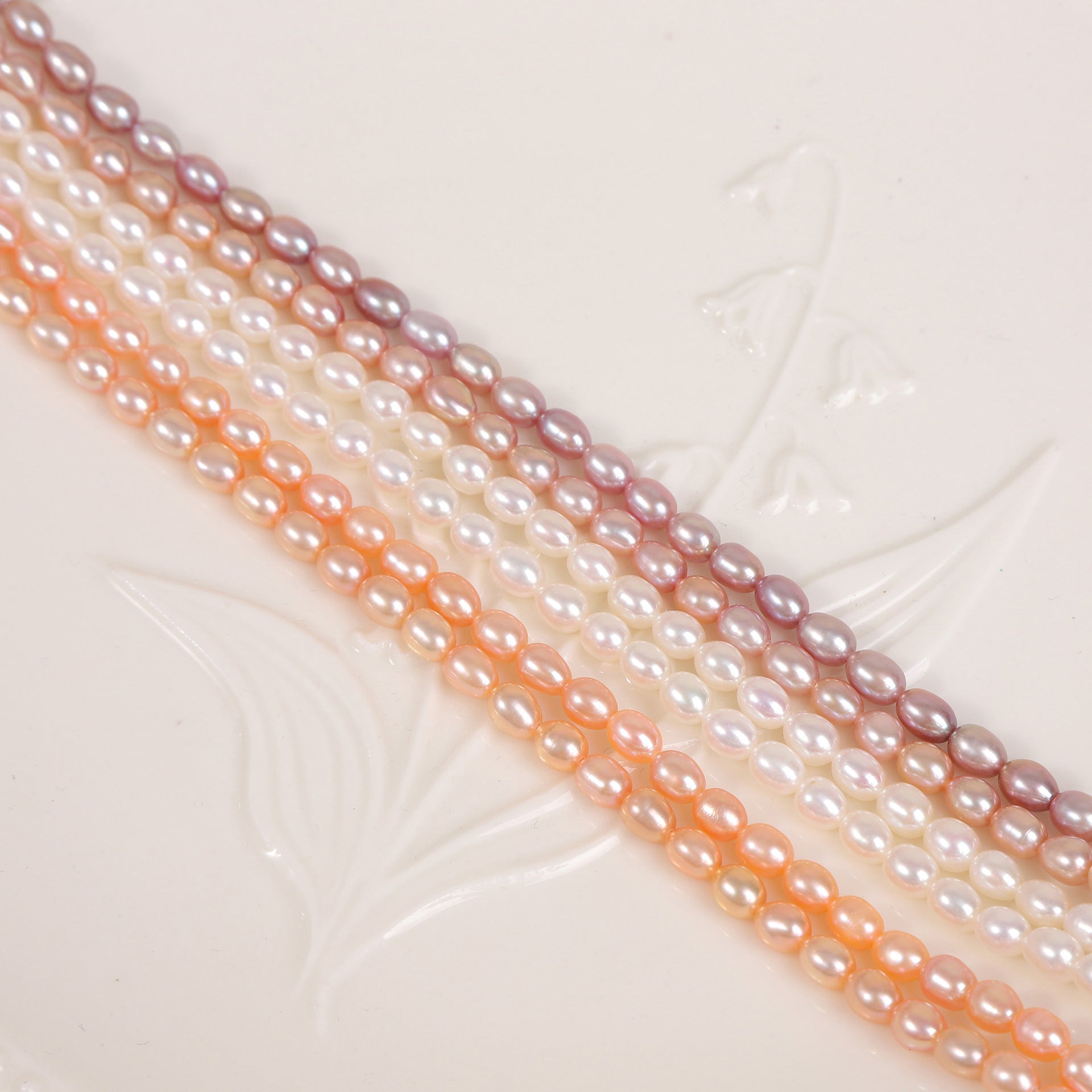 4-5mm Oval Pearl Strand