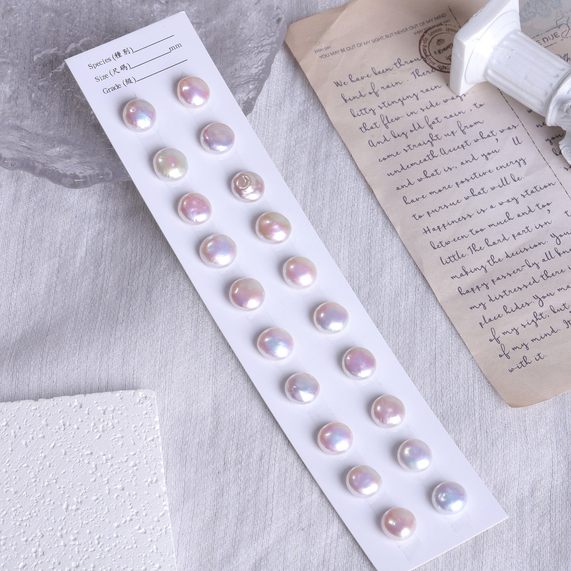 Opalescent Coin Pearls