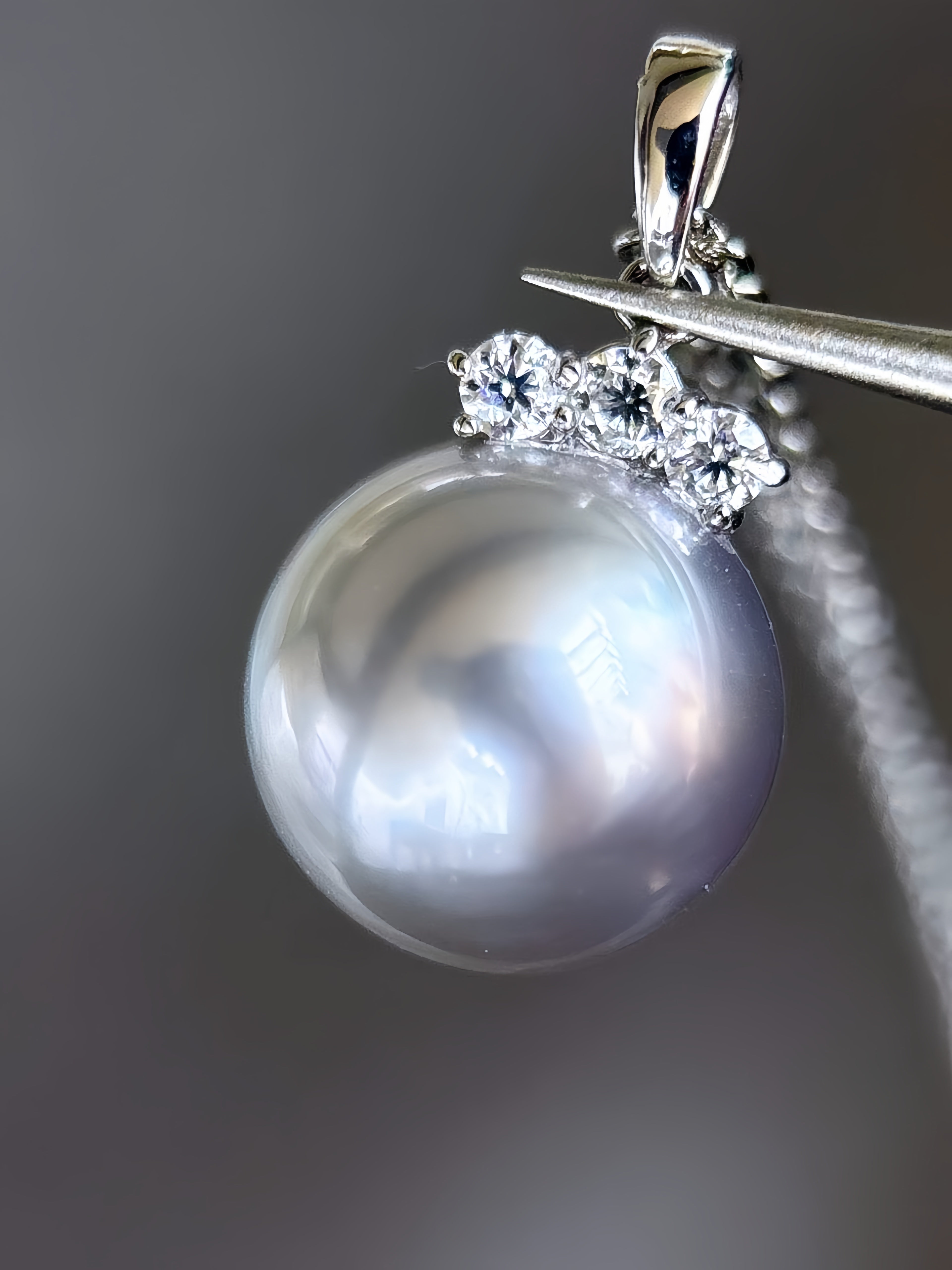 9-10mm Tahitian Pearl Pendant/18K Gold P.02
