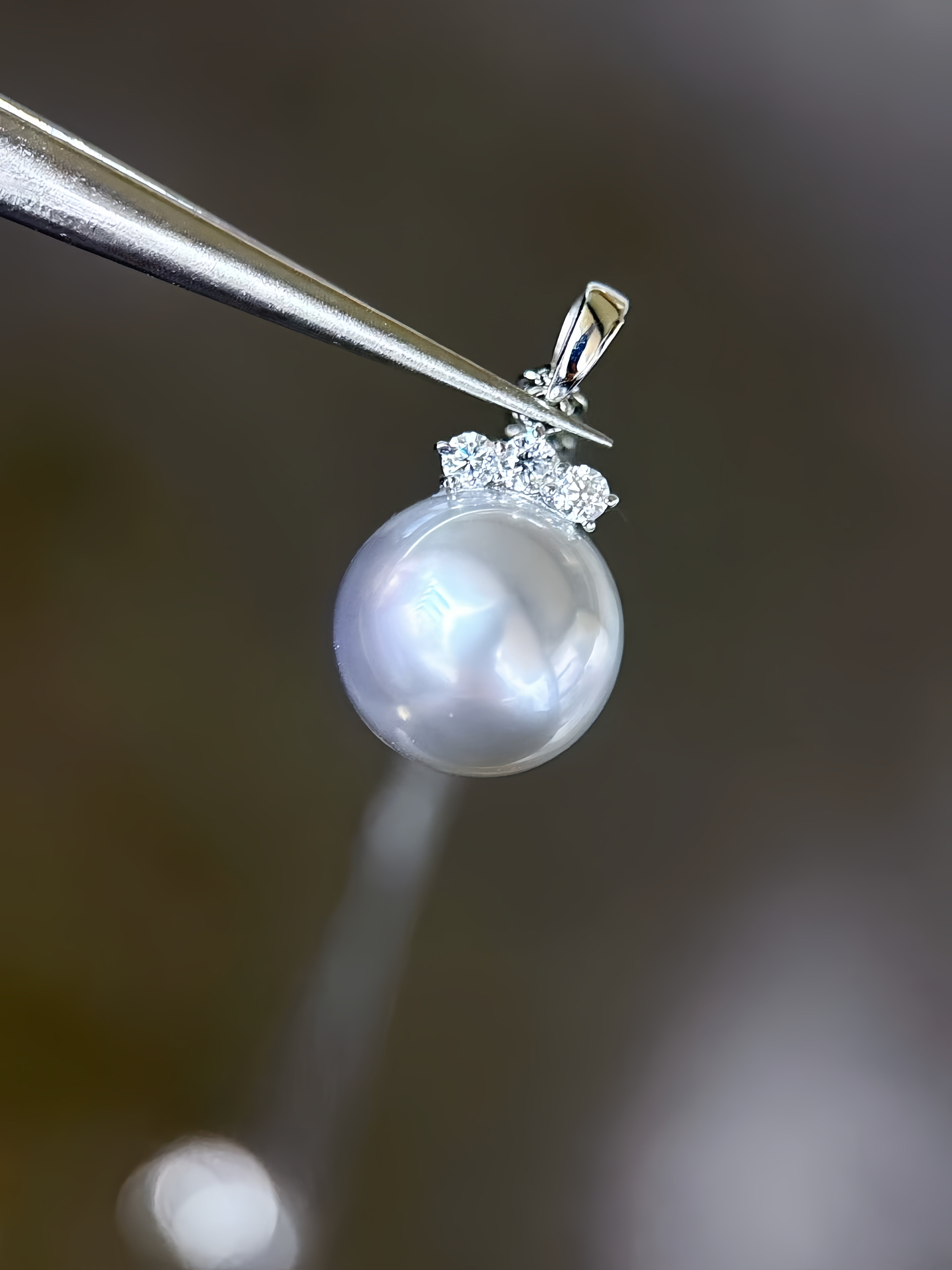 9-10mm Tahitian Pearl Pendant/18K Gold P.02
