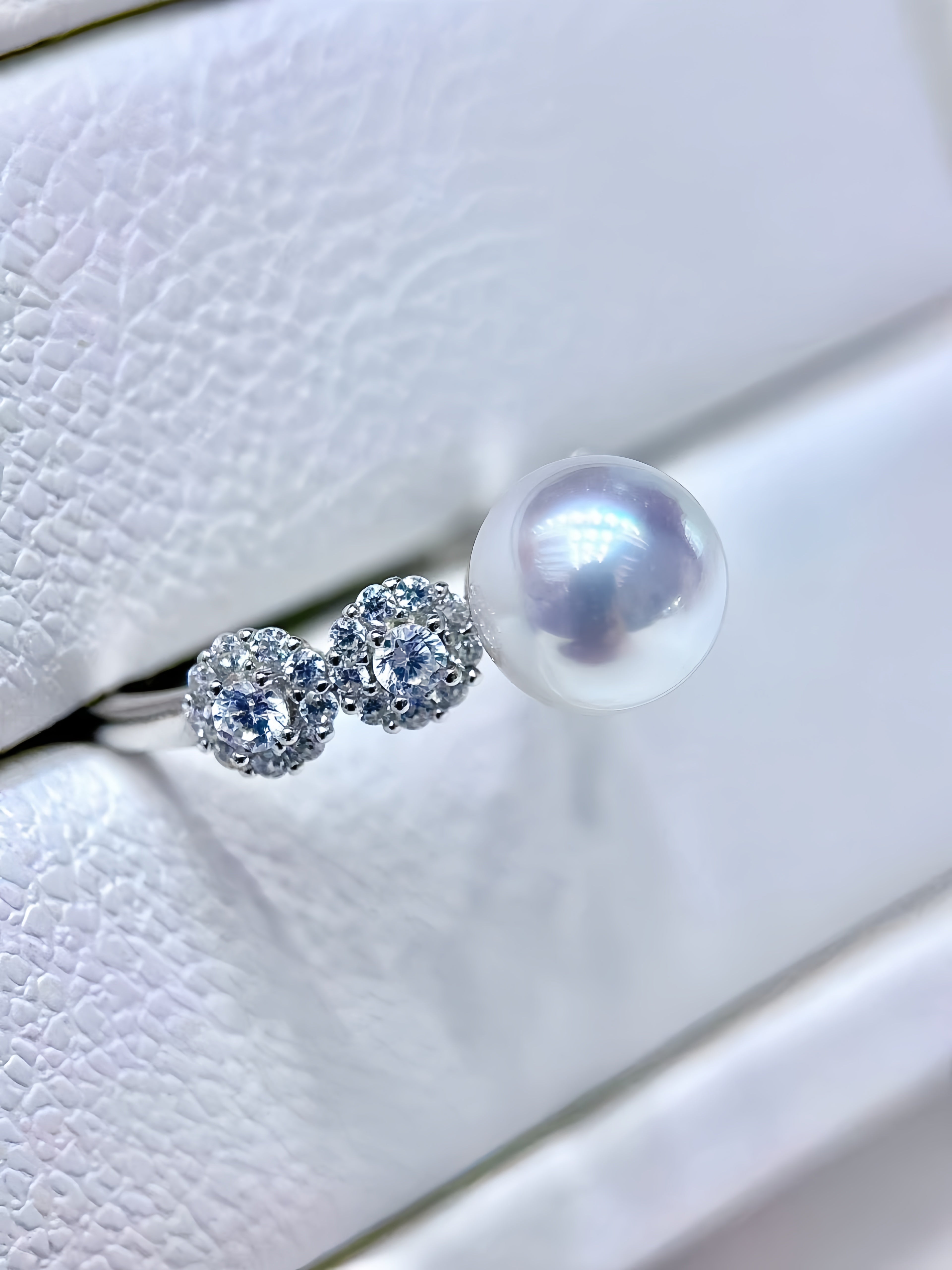 8-9mm Australian White Pearl Ring R.01