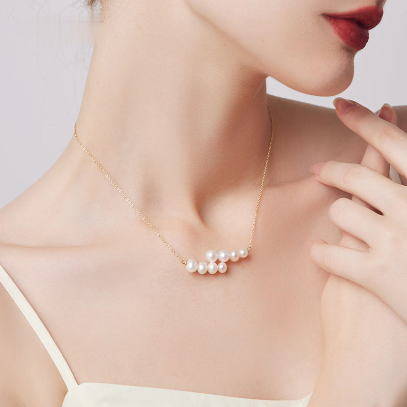 Alya's - Golden Crescent Necklace
