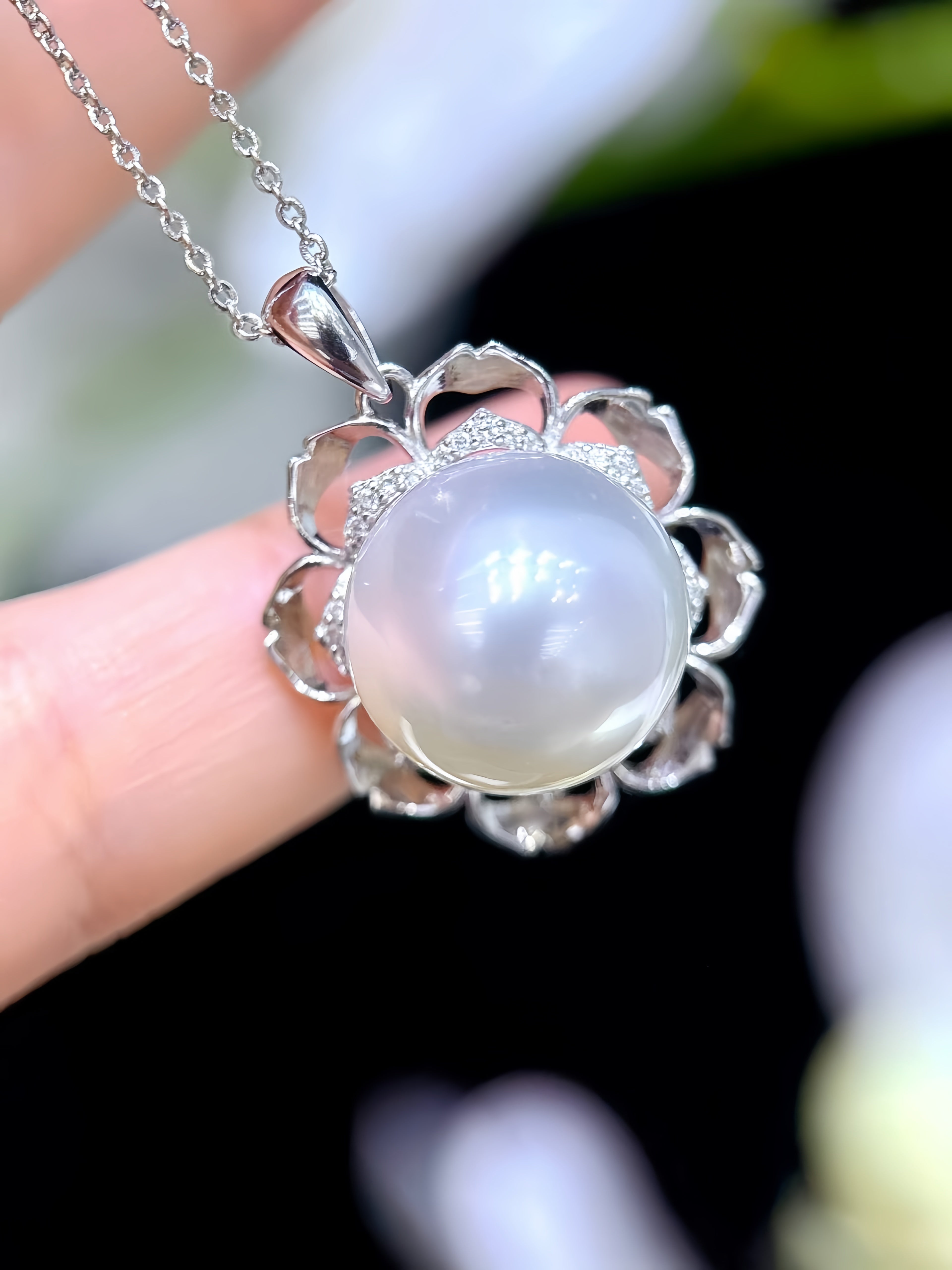 14-15mm Australian White Pearl Pendant P.01