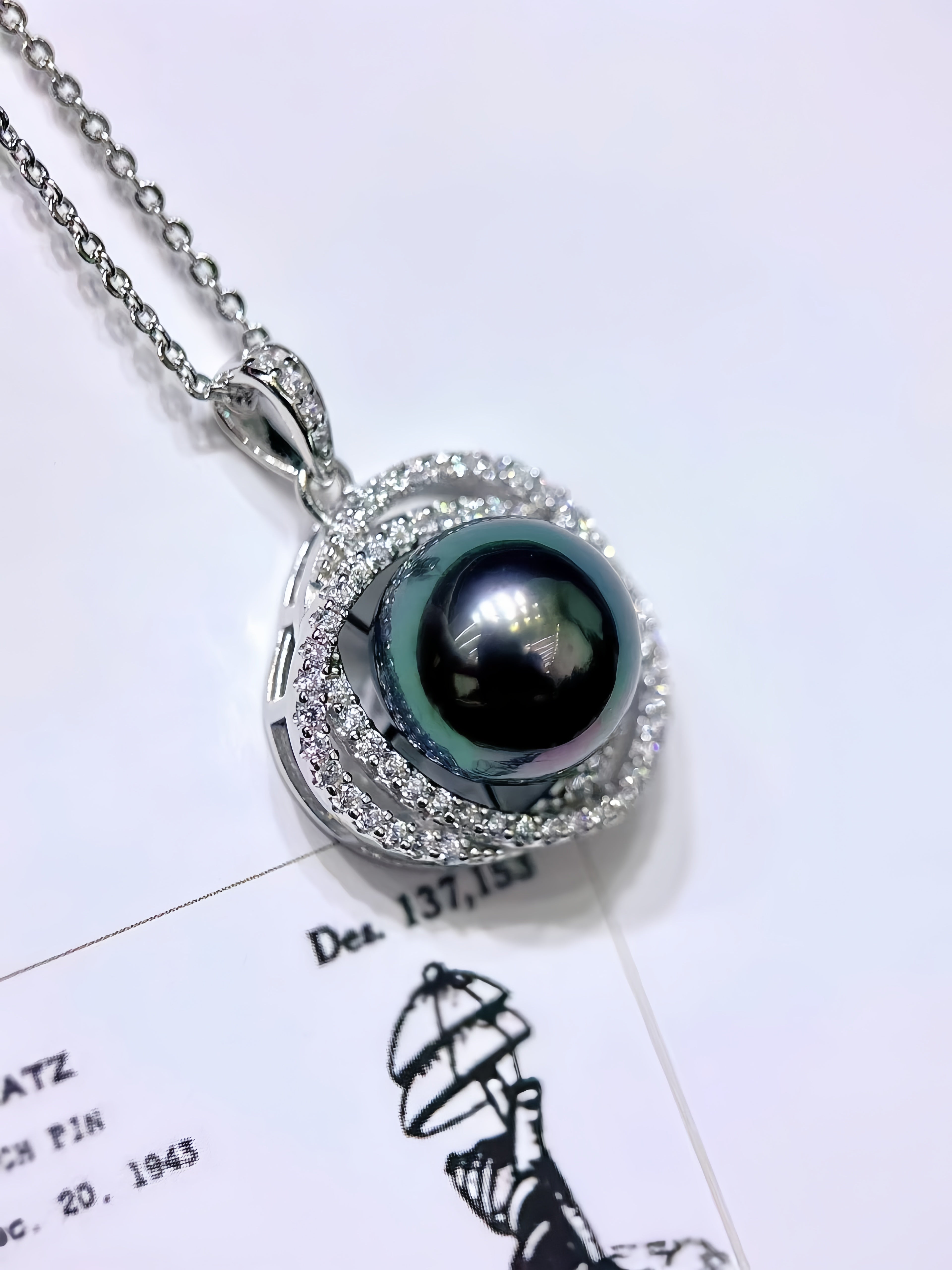 10-11mm Tahitian Pearl Pendant P.03