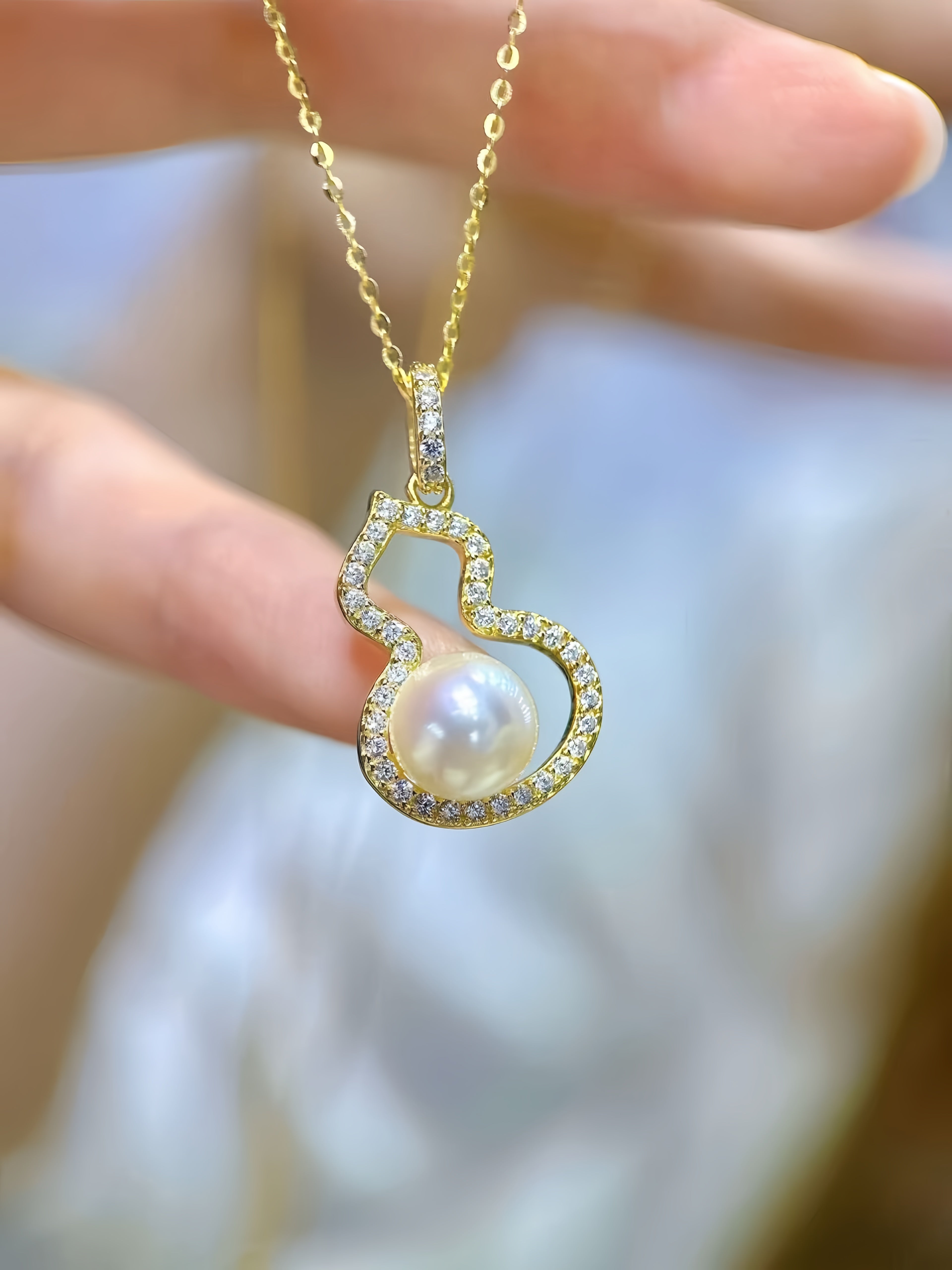 7-8mm Akoya Pearl Pendant P.01