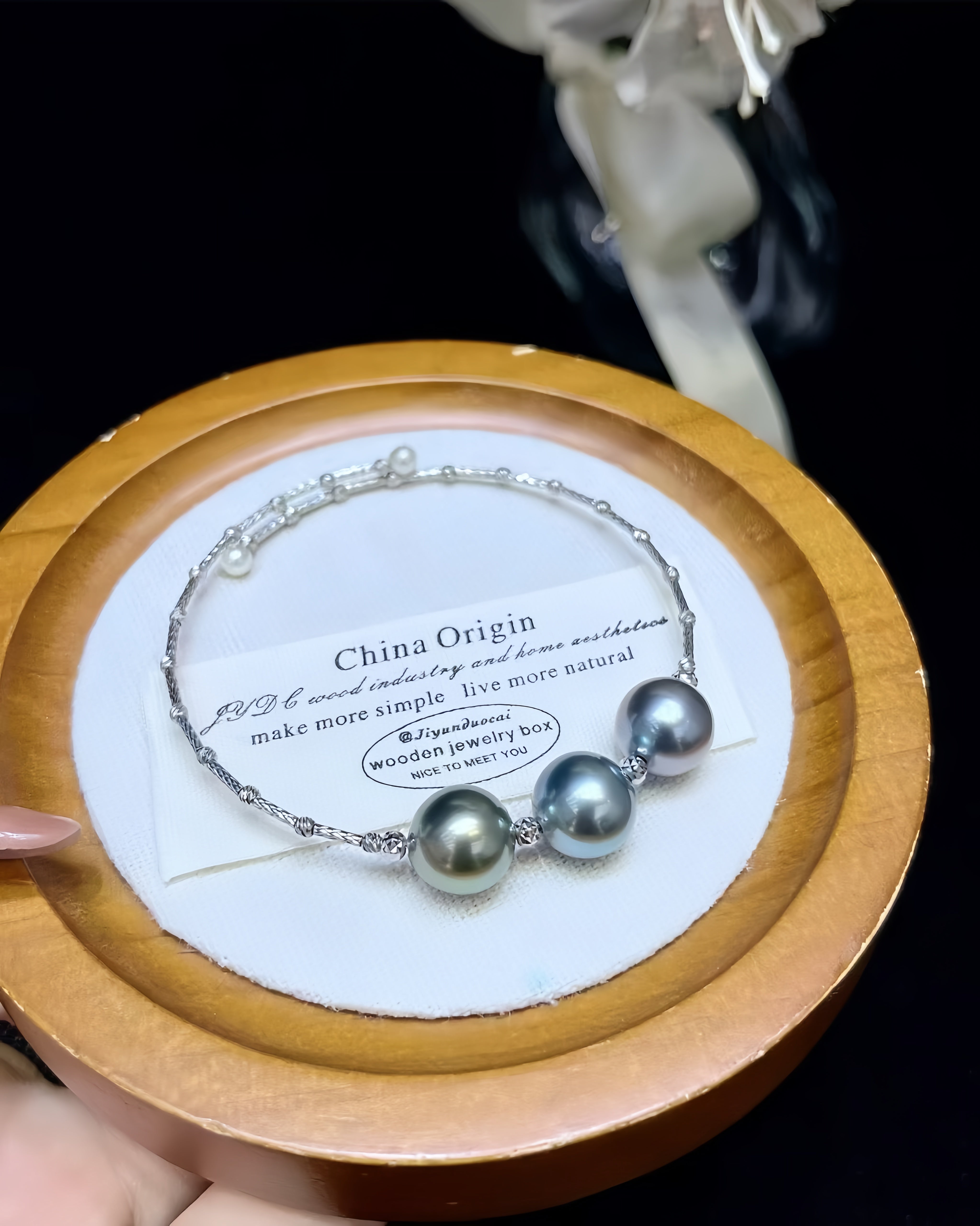 10-11mm Tahitian Pearl Bracelet B.01
