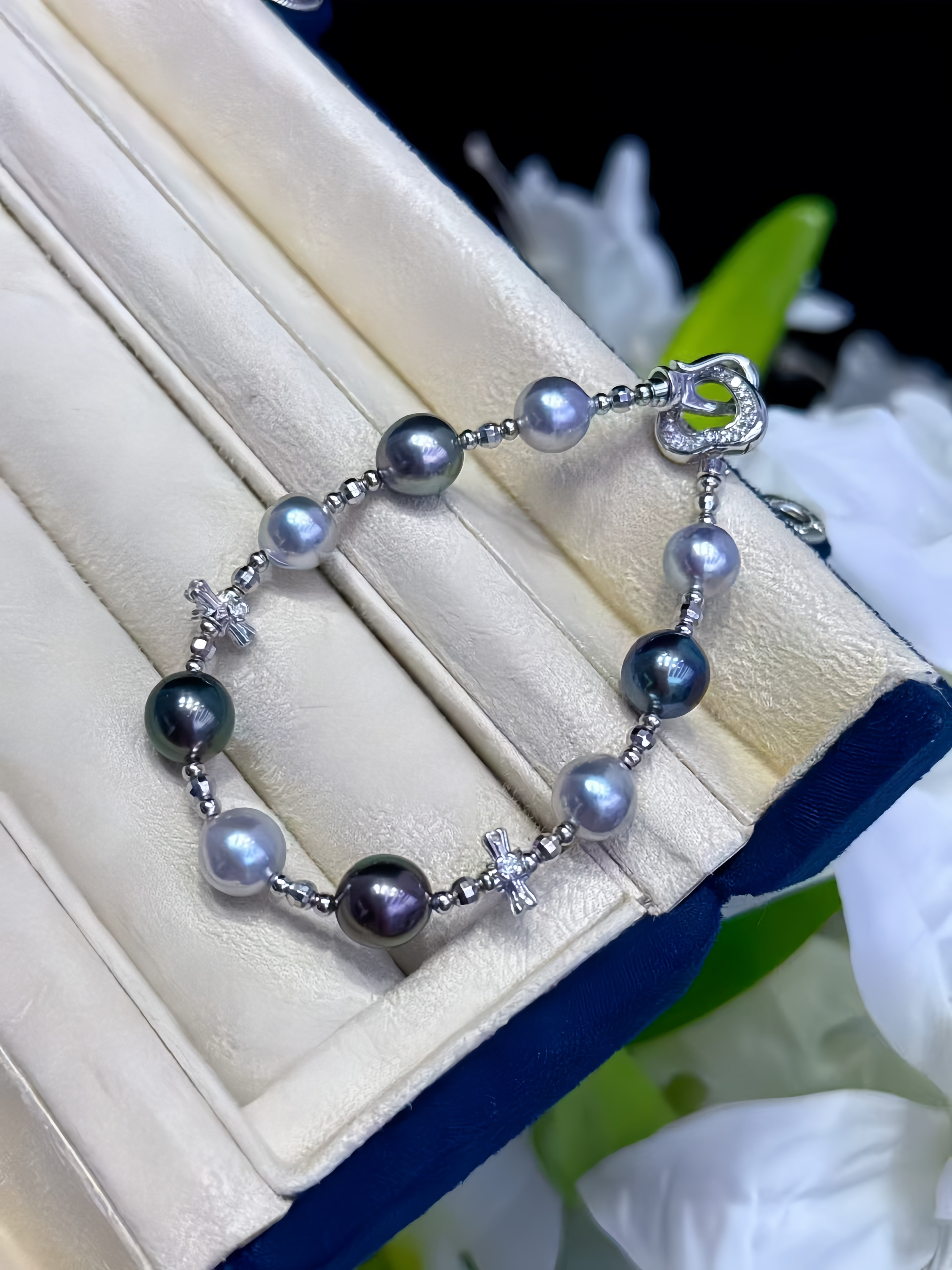 8-9mm Tahitian&Madama Pearl Bracelet B.01