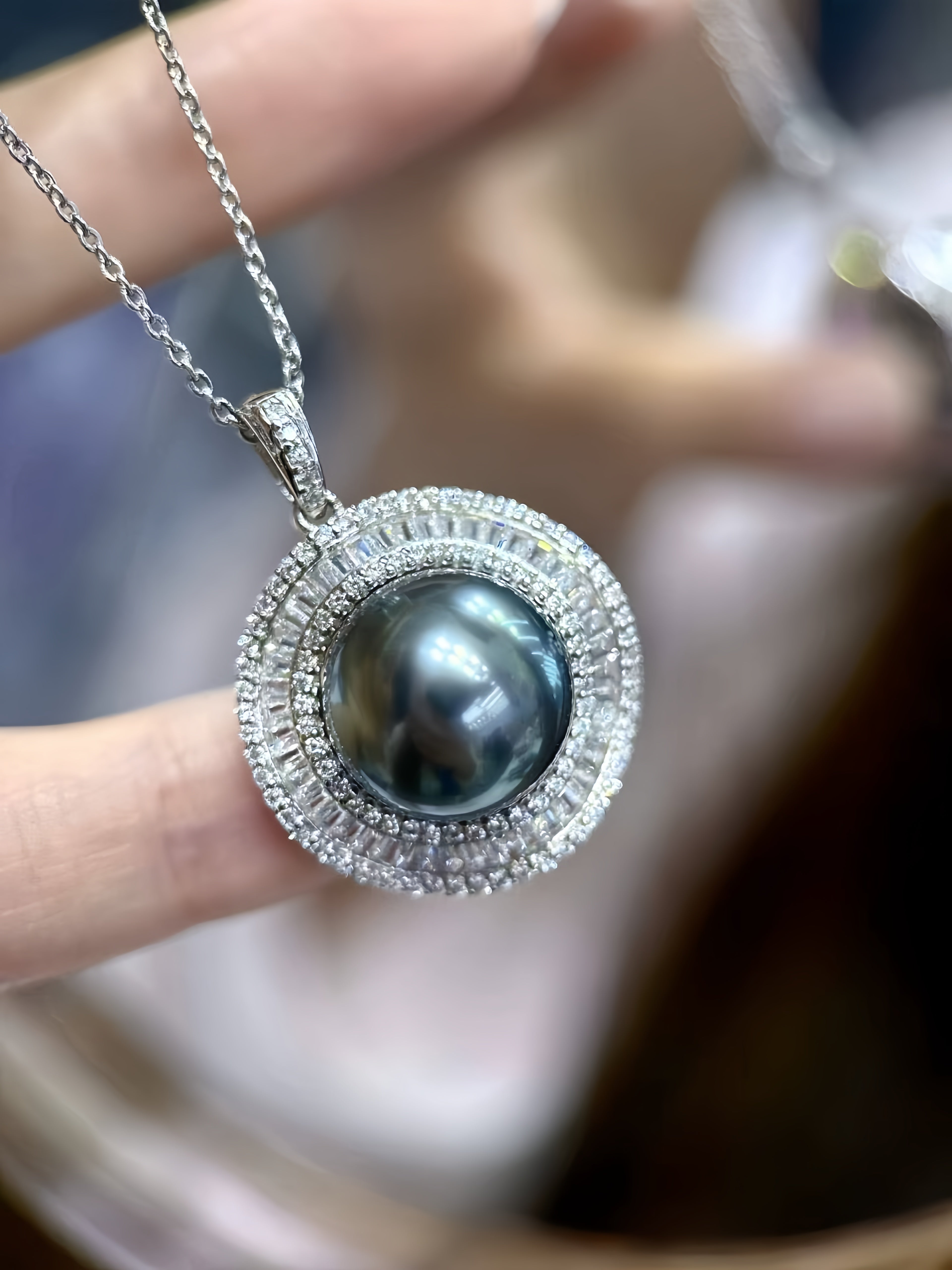 12-13mm Tahitian Pearl Pendant P.02