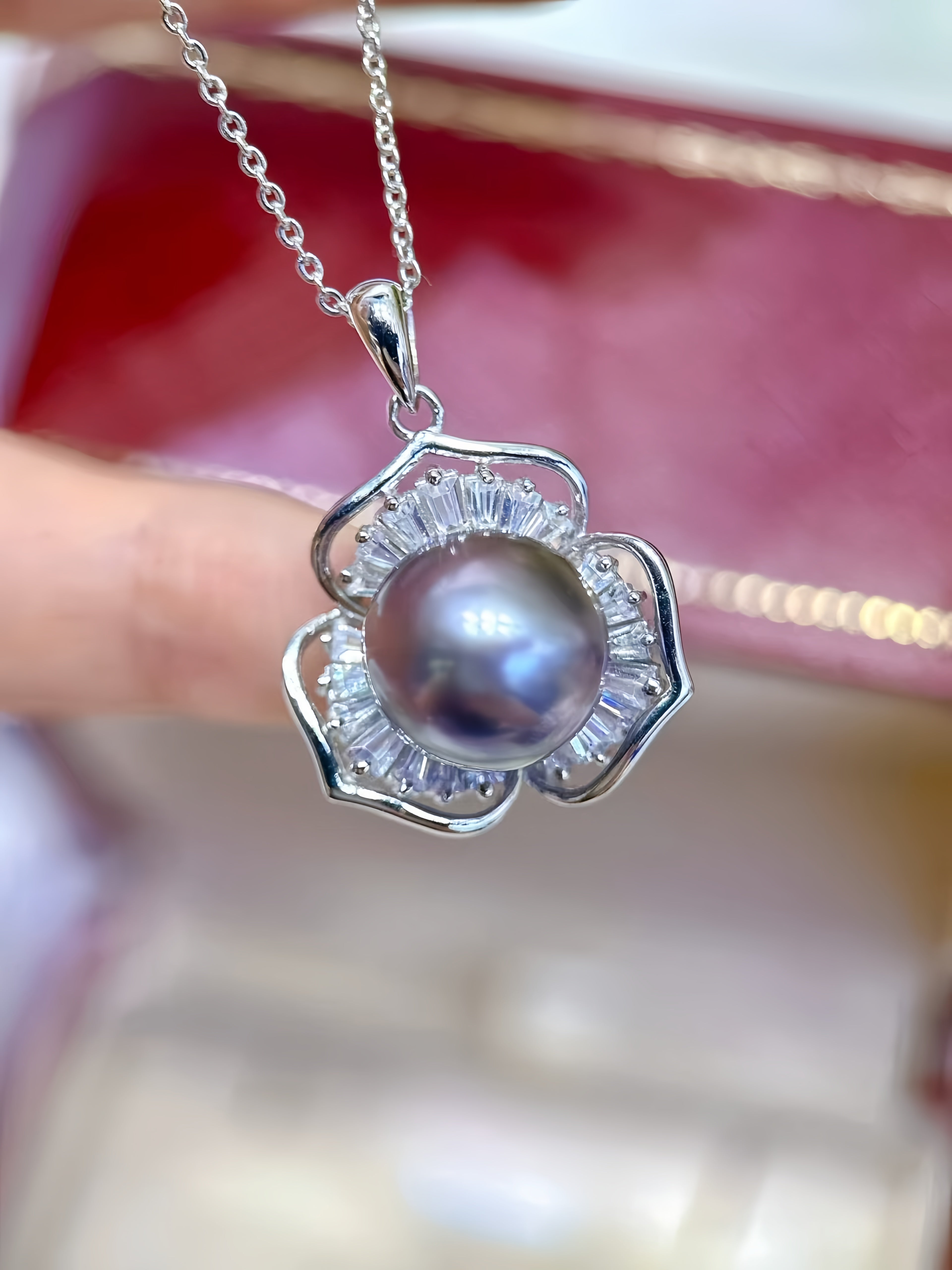 11-12mm Tahitian Pearl Pendant P.01
