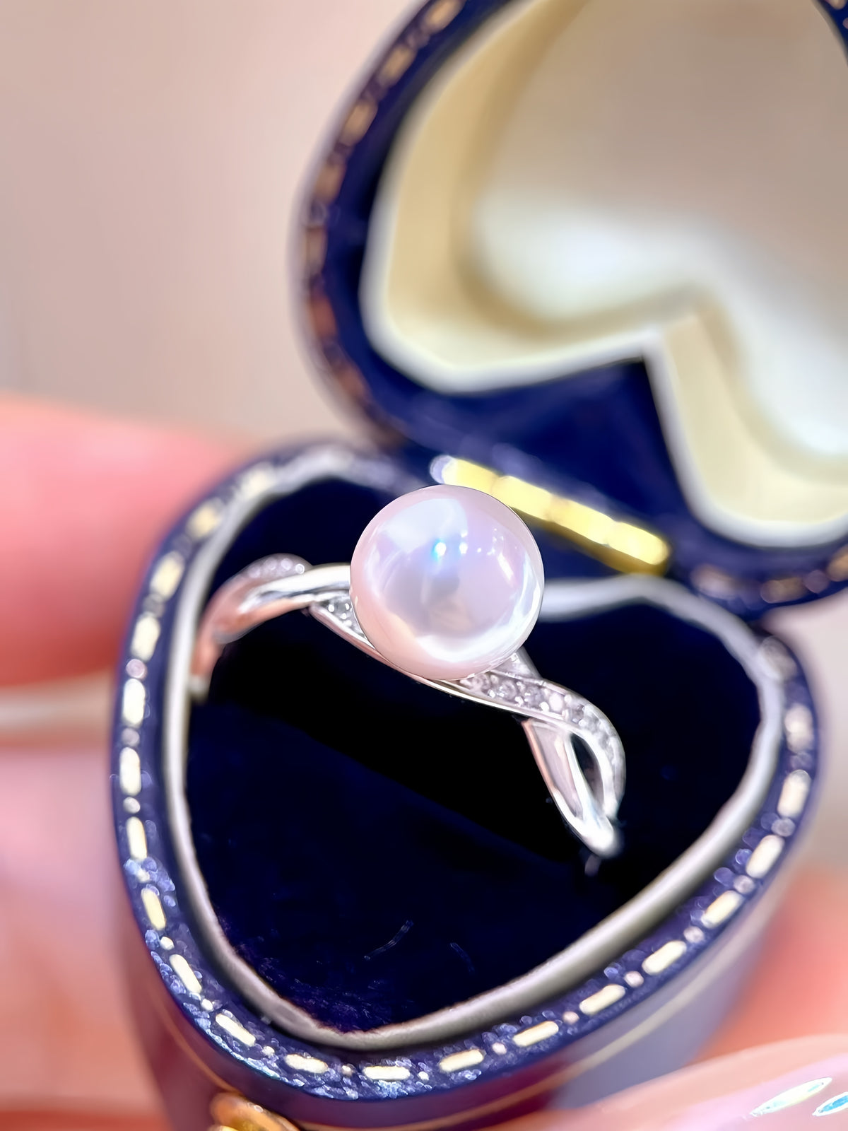 7-8mm Akoya Pearl Ring R.01