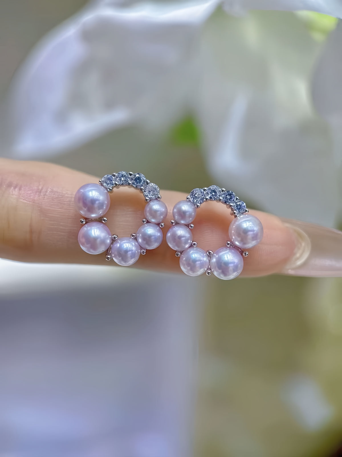3-6mm Akoya Pearl Earrings E.01