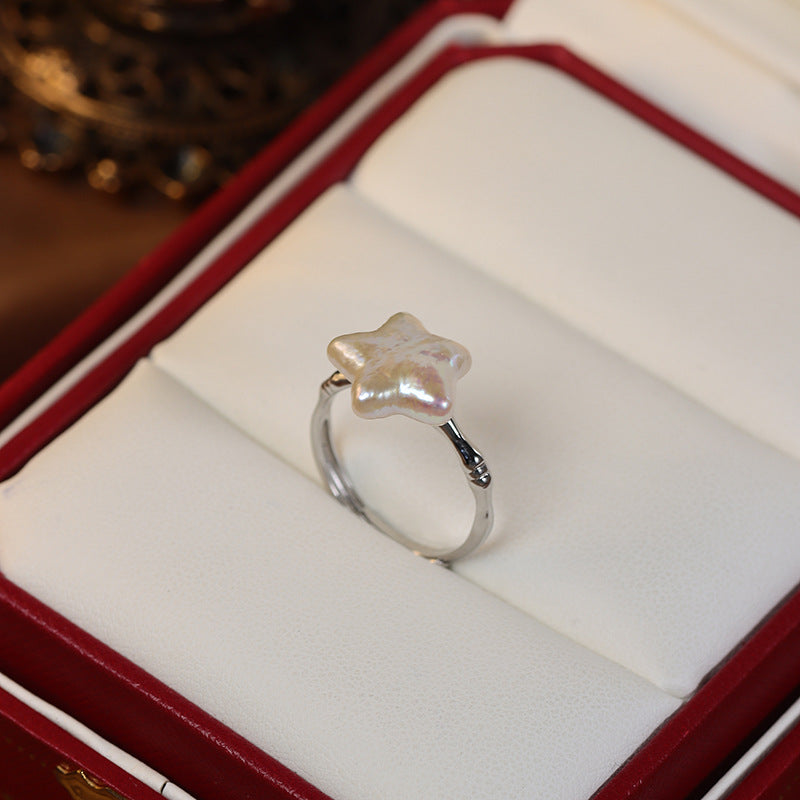 Alya's - Star Pearl Ring