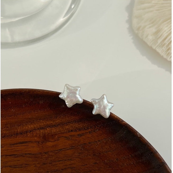 Alya's - Star Pearl Earrings
