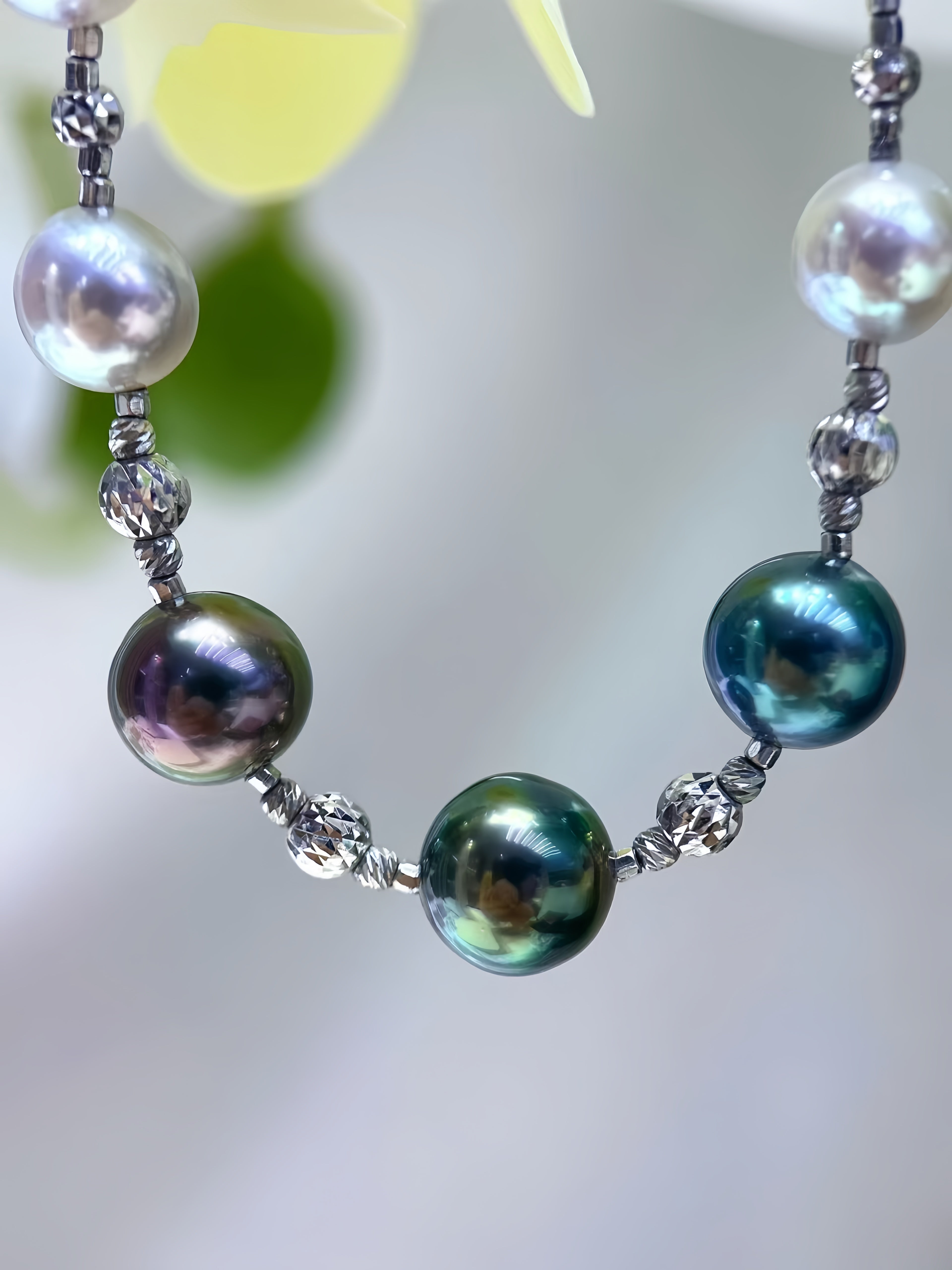 7mm&10mm Tahitian/Madama Pearl Bracelet B.01