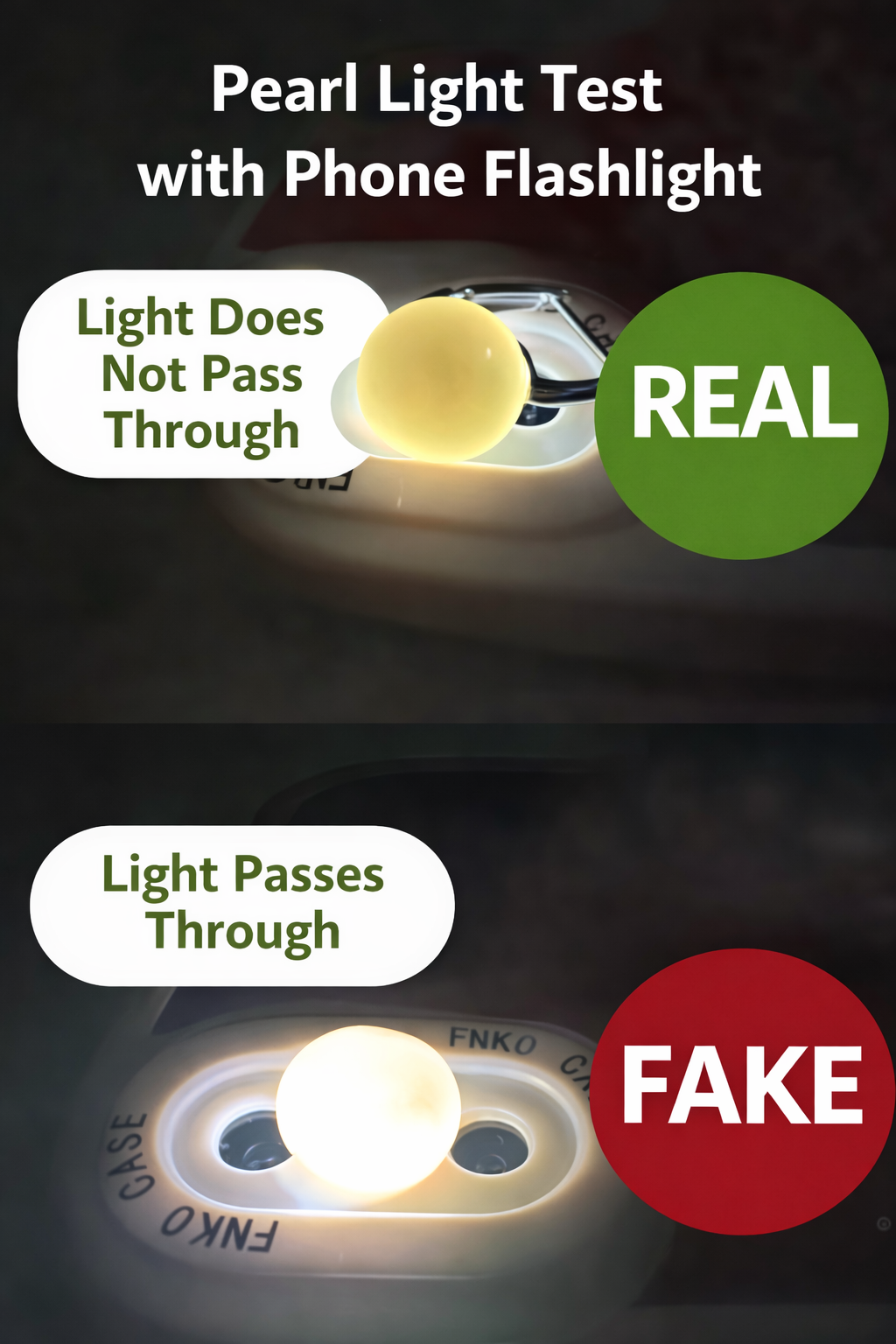 real pearl vs. fake pearl