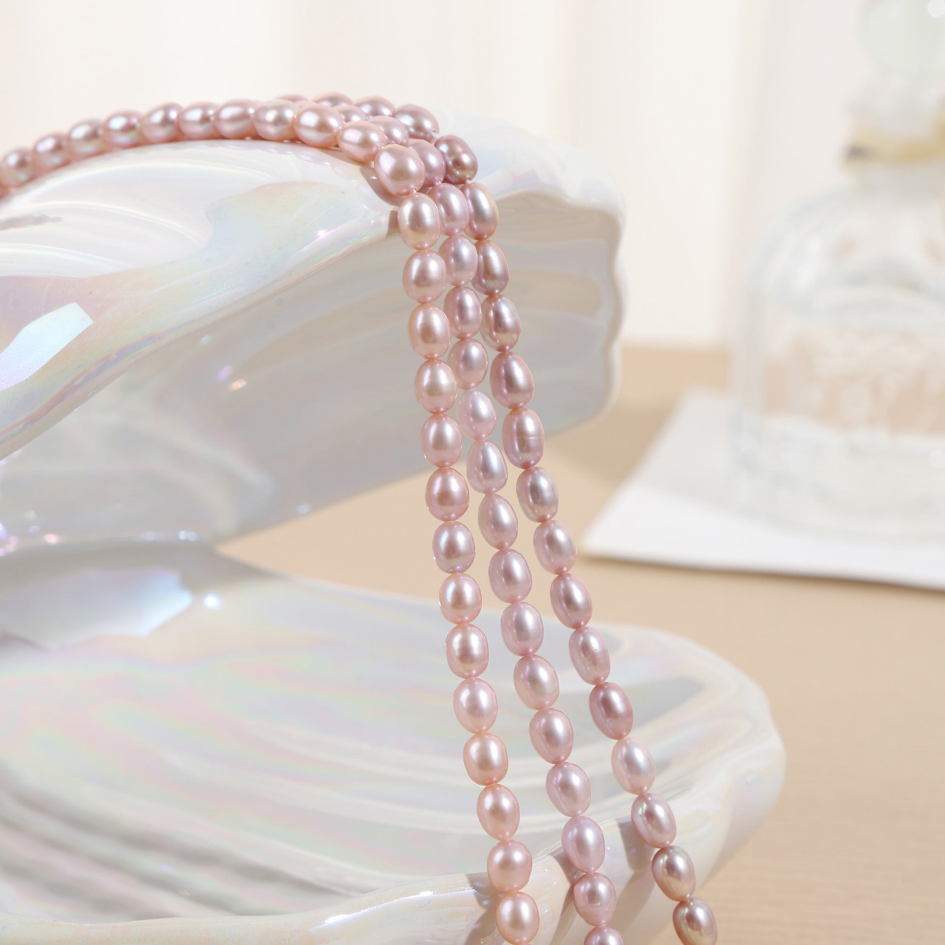 5-6mm Oval Pearl Strand