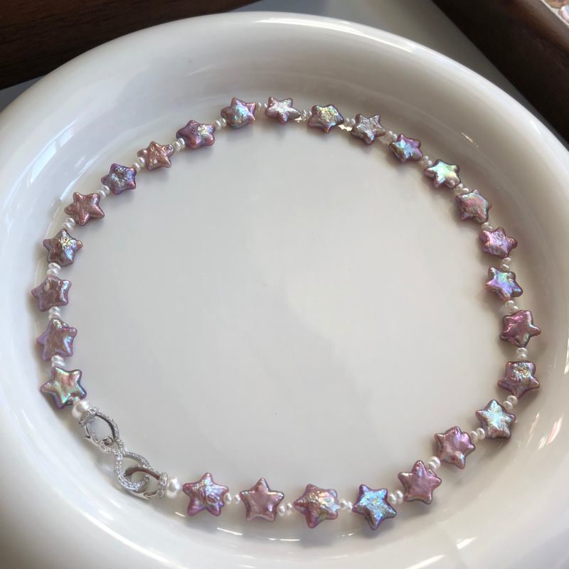 Alya's - Star Pearl Necklace