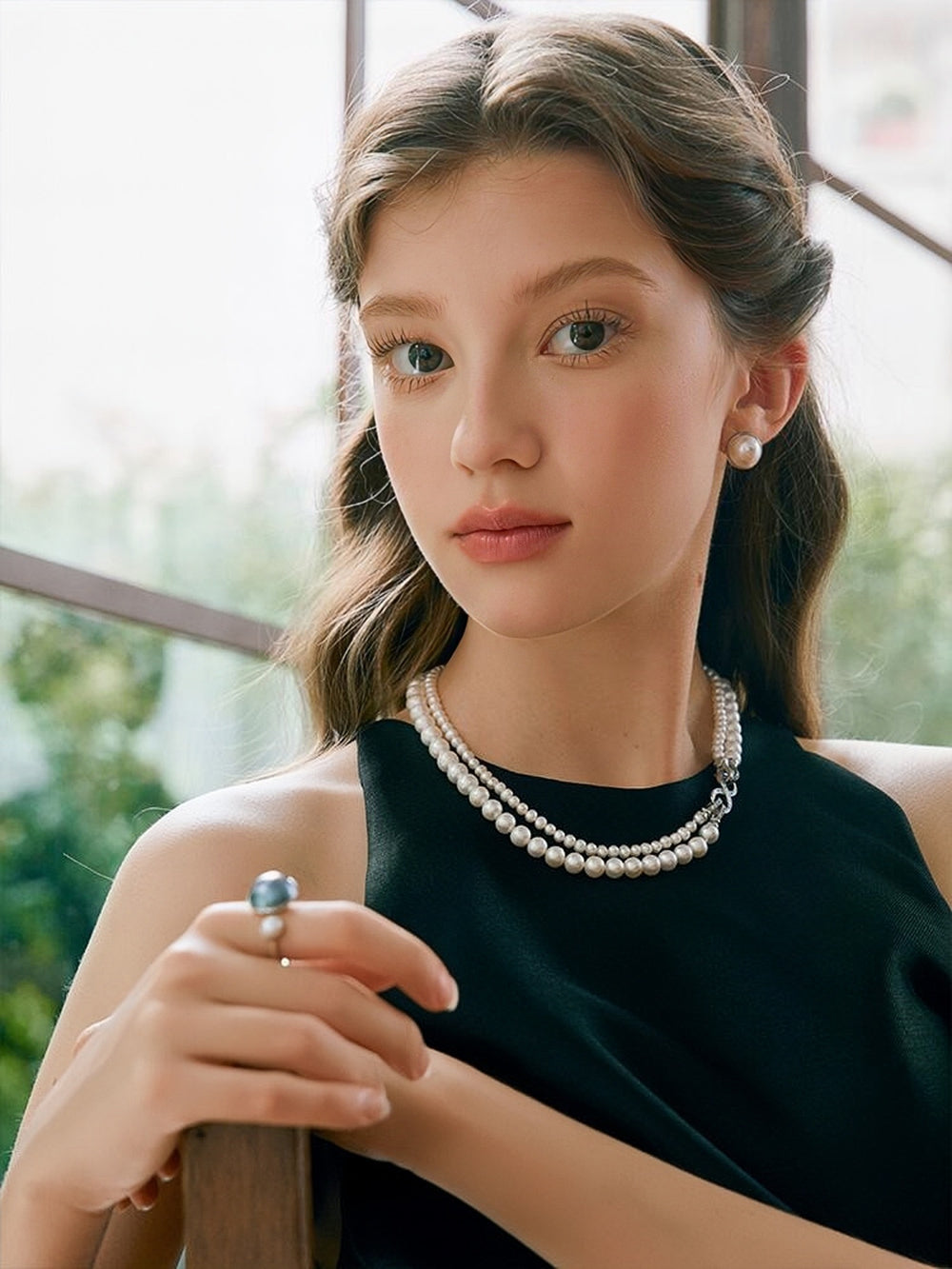 Freshwater pearl jewelry from the Monet’s Garden collection by Alya Pearls