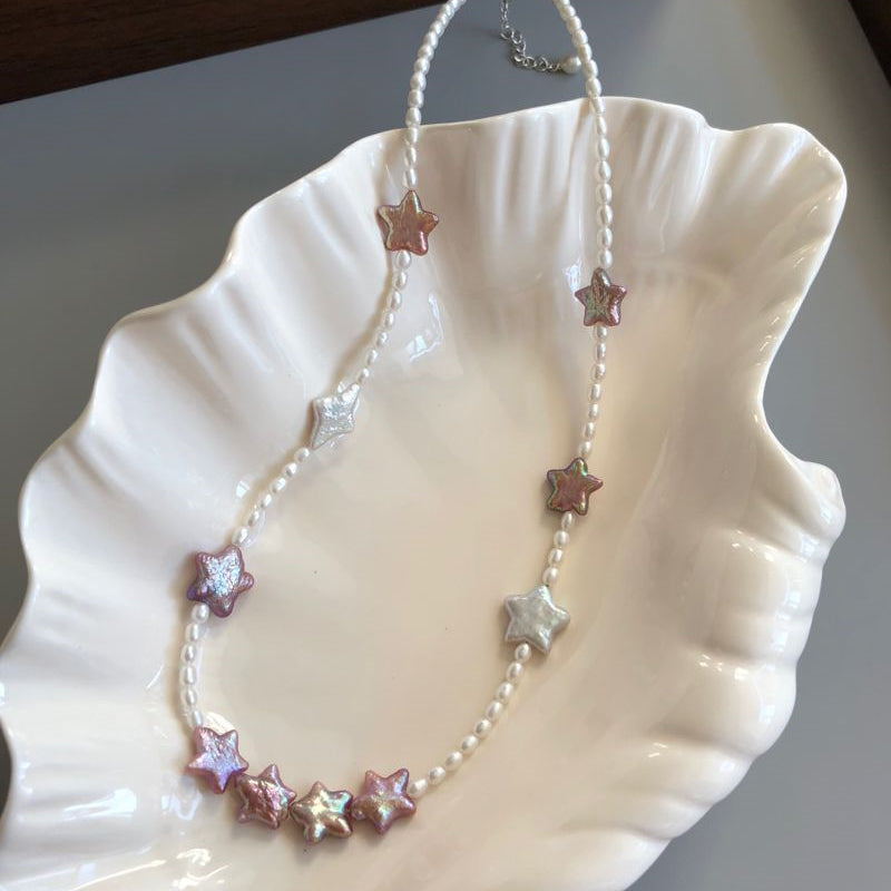 Alya's - Star Pearl Necklace N.02