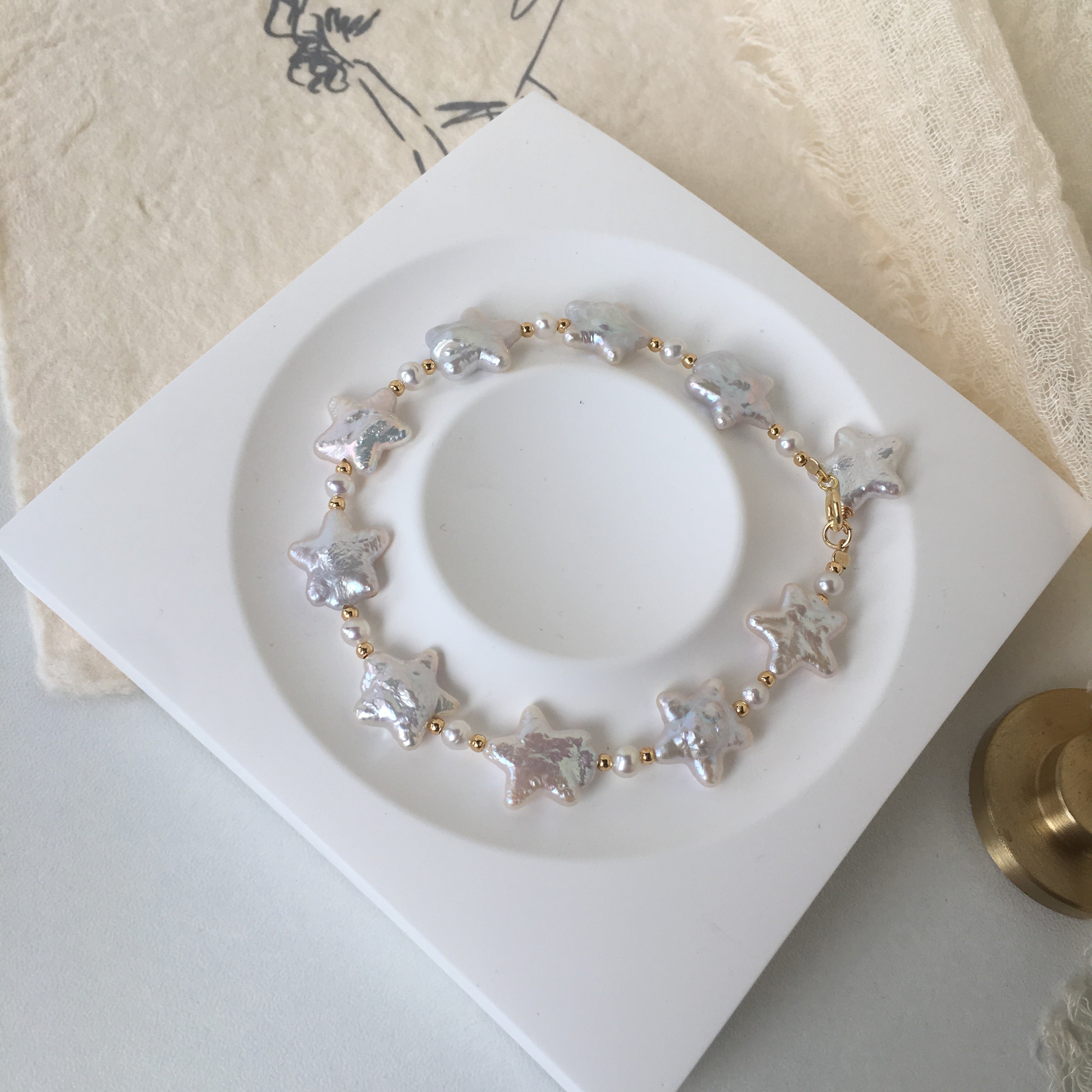 Alya's - Star Pearl Bracelet
