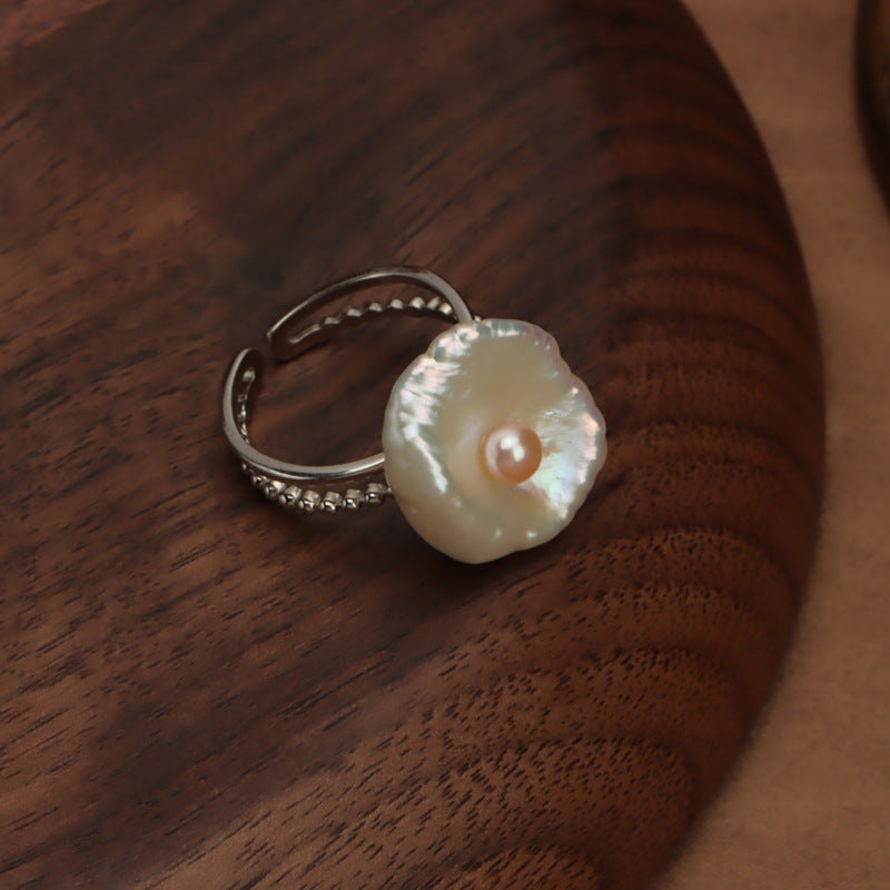 Alya's - Flower Pearl Ring R.02