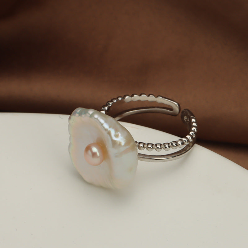 Alya's - Flower Pearl Ring R.02