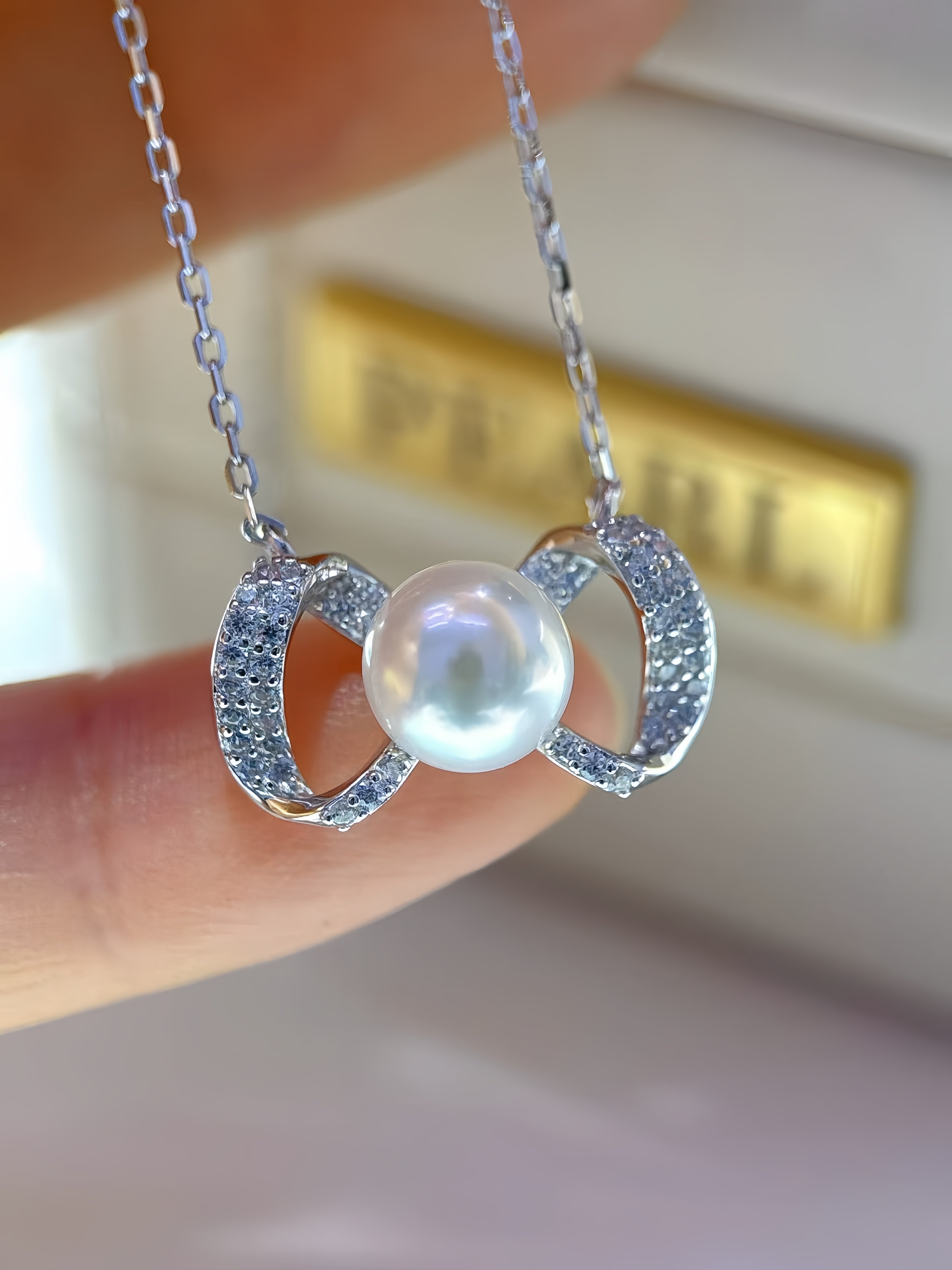 7-8mm Akoya Pearl Pendant P.02