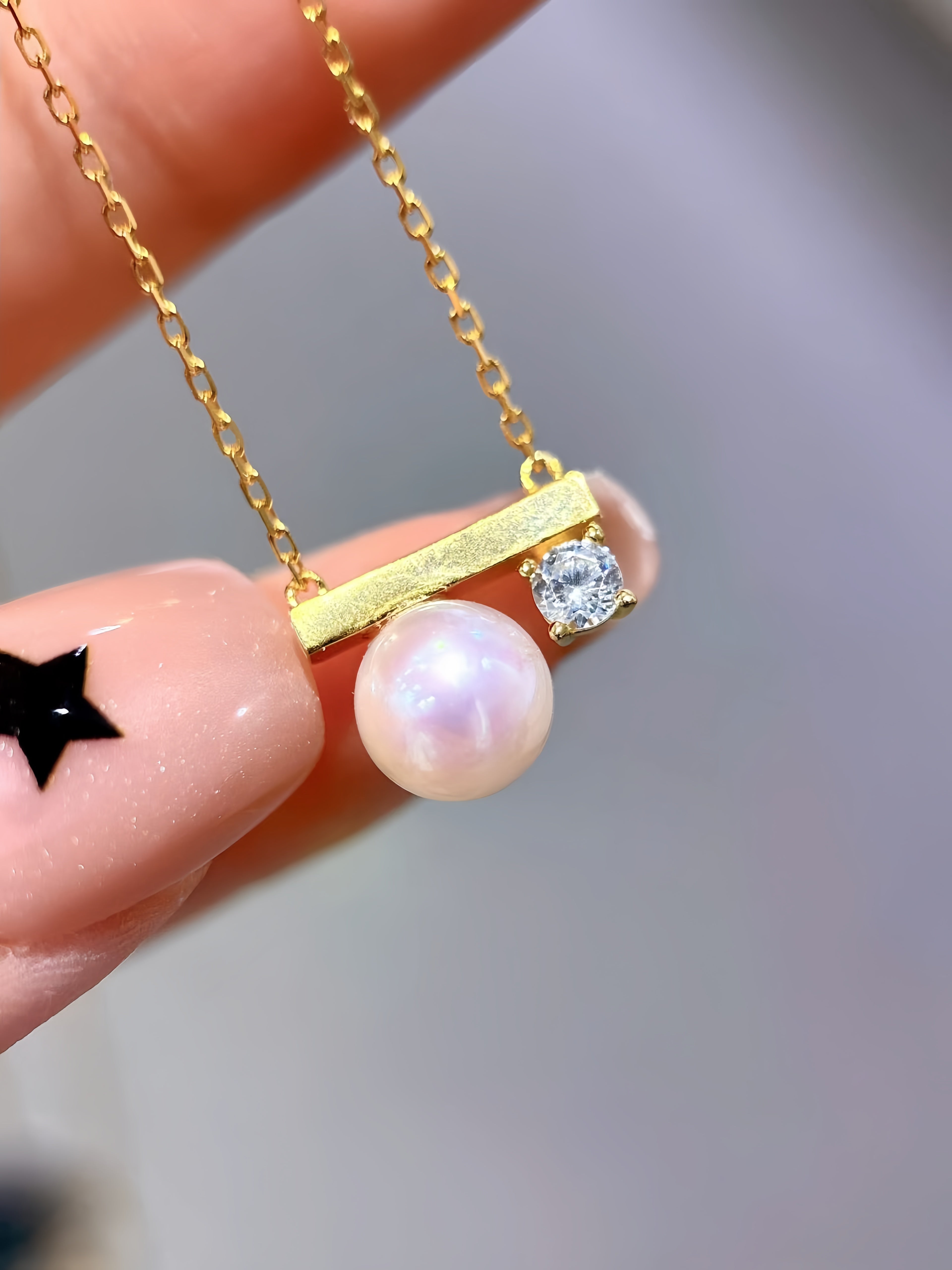 7-8mm Akoya Pearl Pendant P.01
