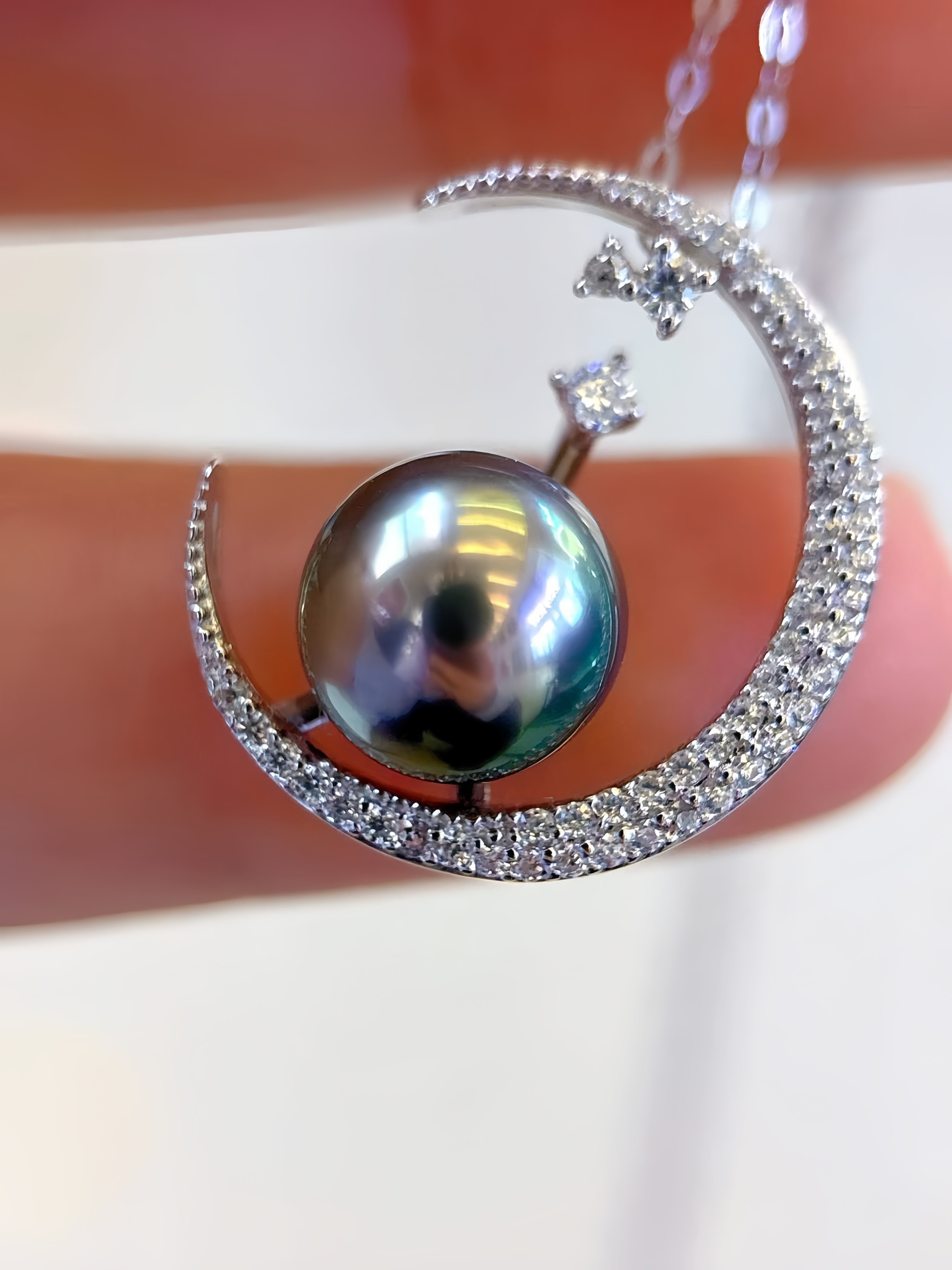 9-10mm Tahitian Pearl Pendant P.04