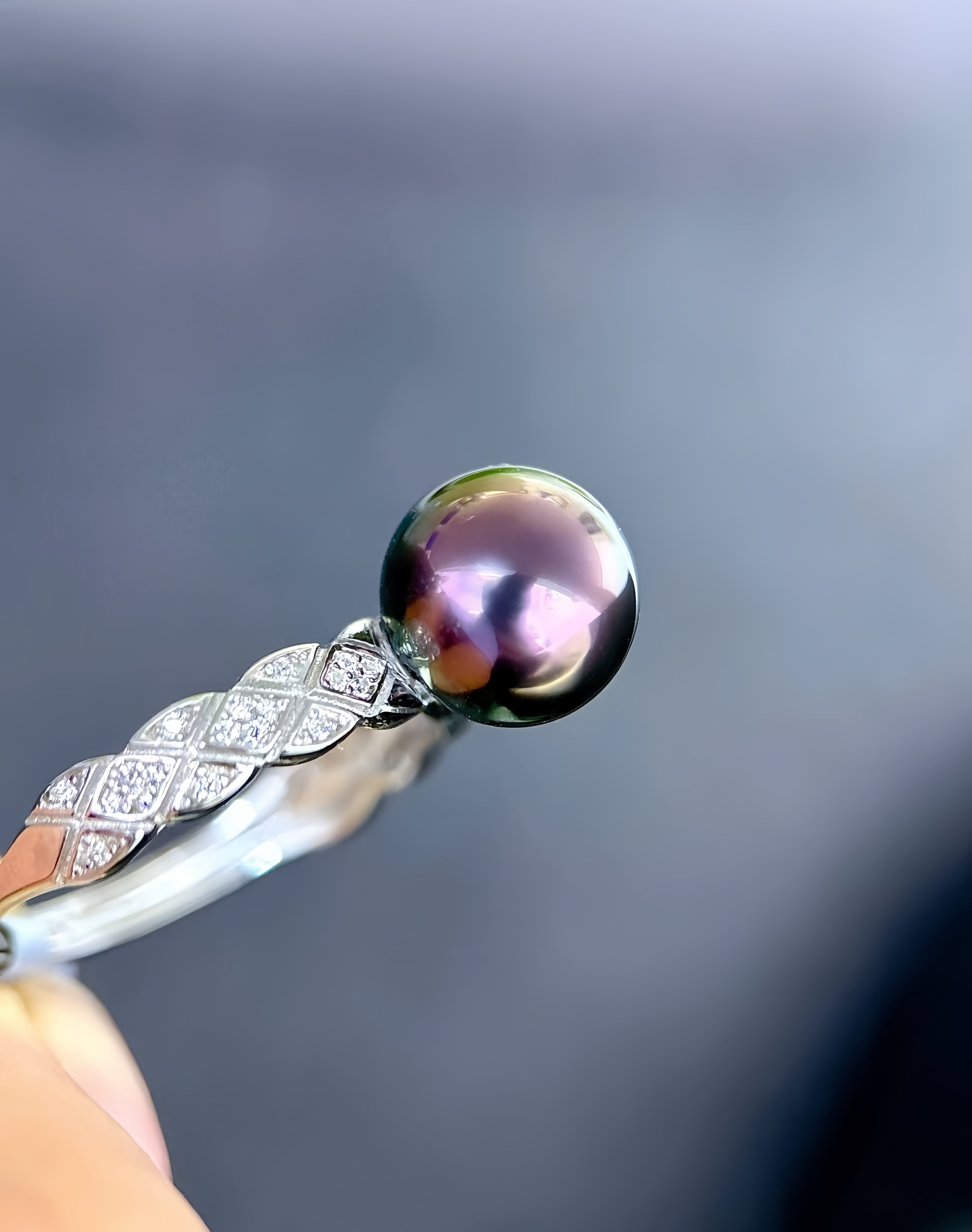 9-10mm Tahitian Pearl Ring R.03